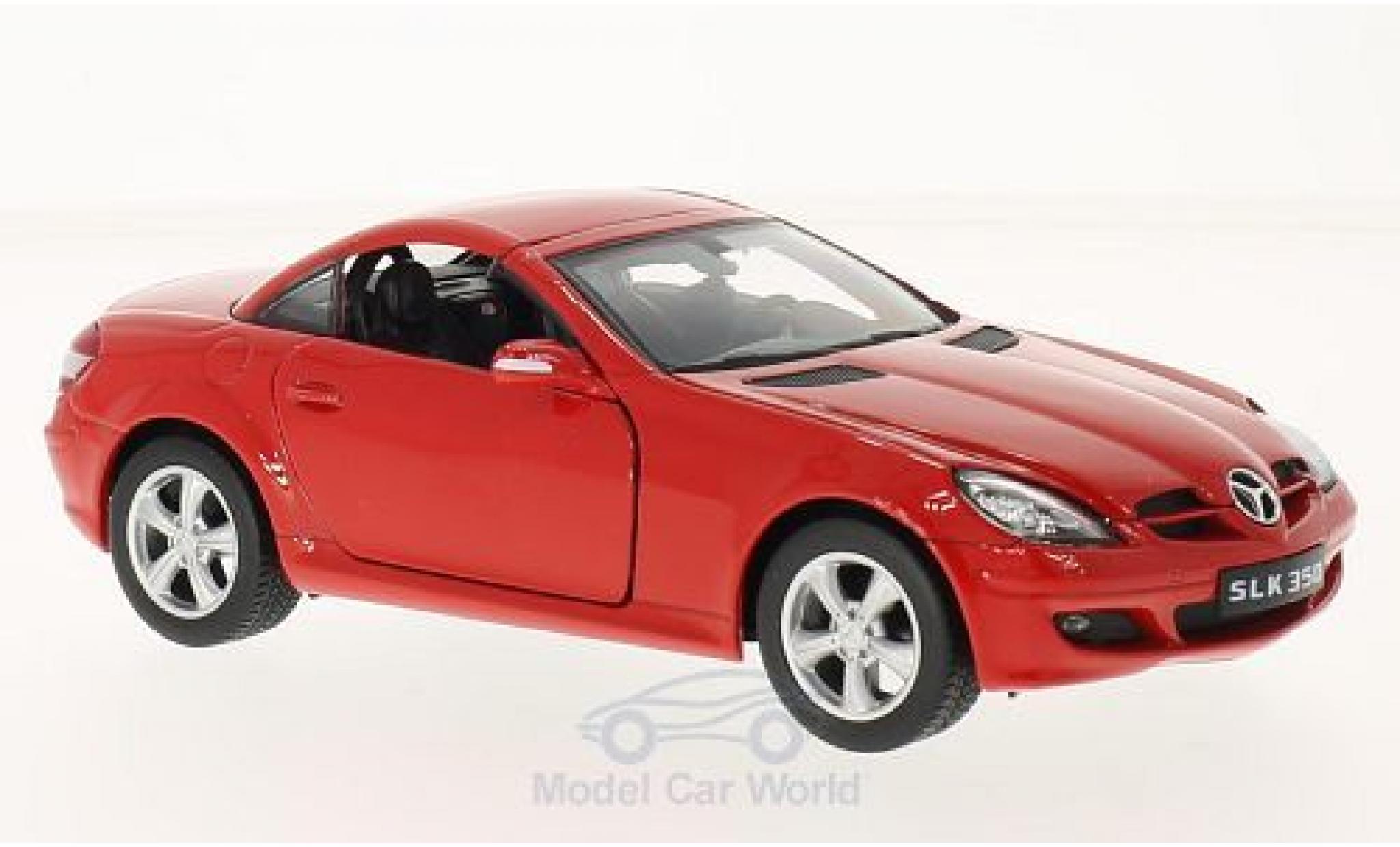 Mercedes Classe SLK 1/24 Welly SLK 350 red diecast model cars