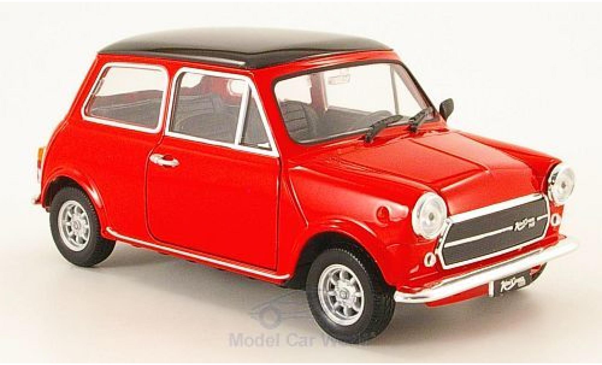 Mini Cooper 1/24 Welly 1300 red/black 1974 ohne Vitrine diecast model cars