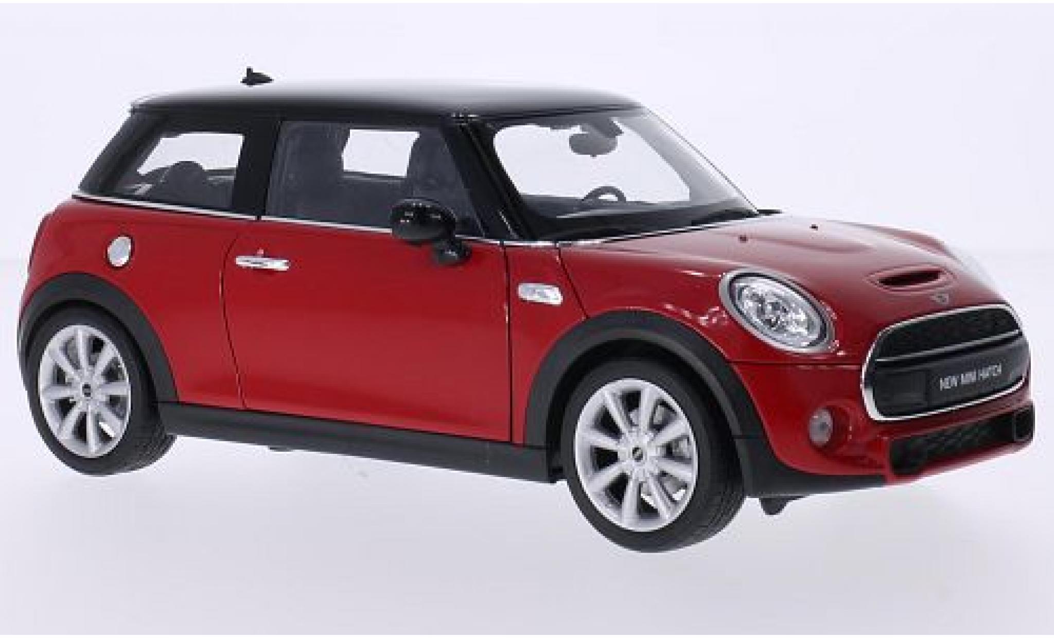 Mini Cooper 1/18 Welly S red/black 2014 1:18 diecast model cars