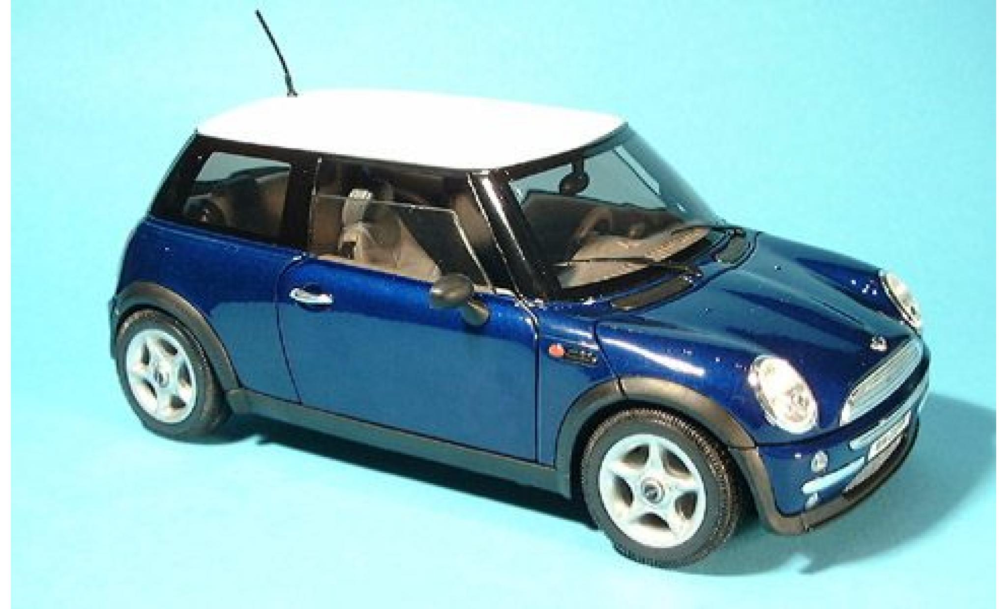Mini Cooper 1/18 Welly New blue 1:18 diecast model cars
