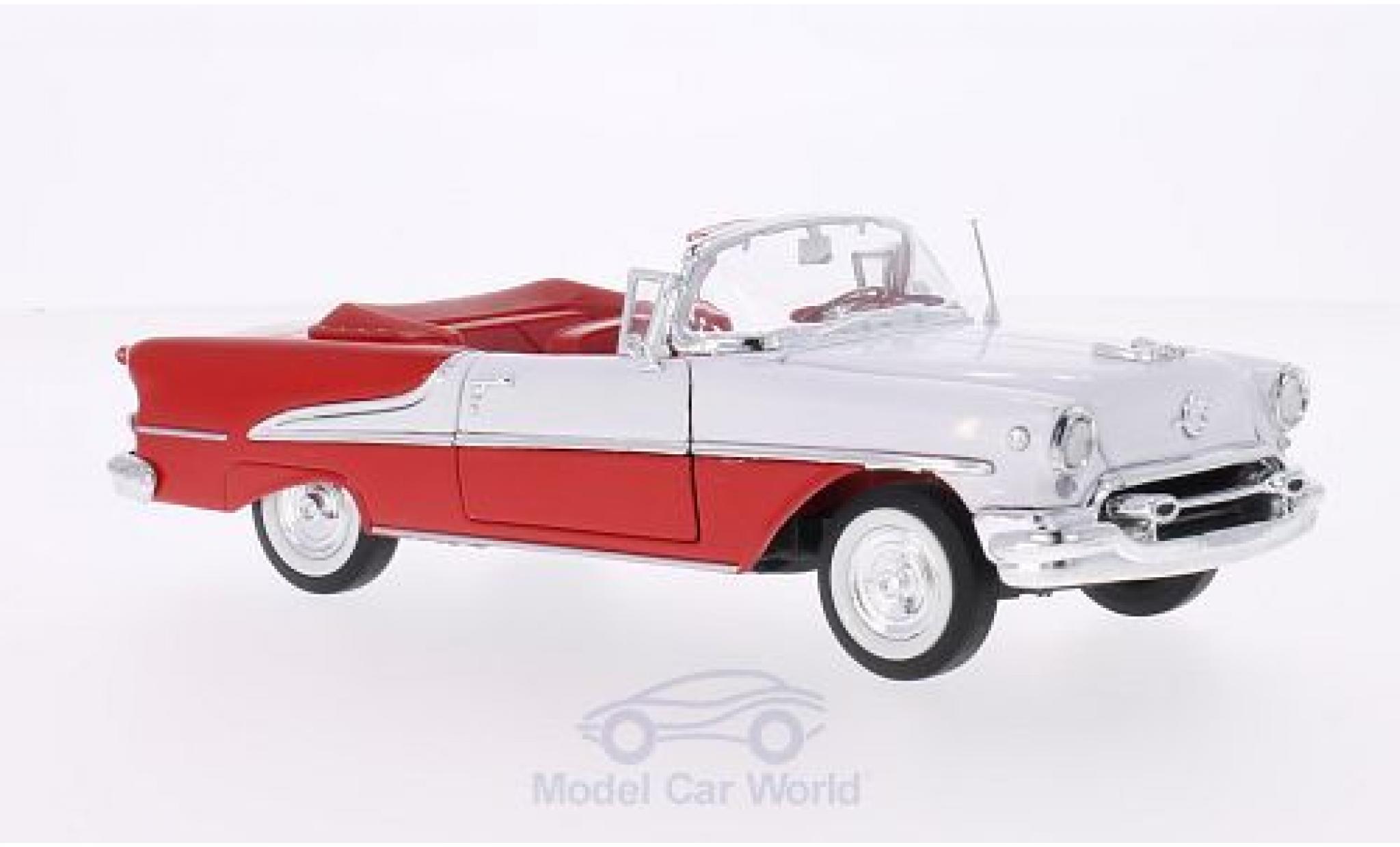 Oldsmobile Super 88 1/24 Welly Convertible red/white 1955 diecast model cars