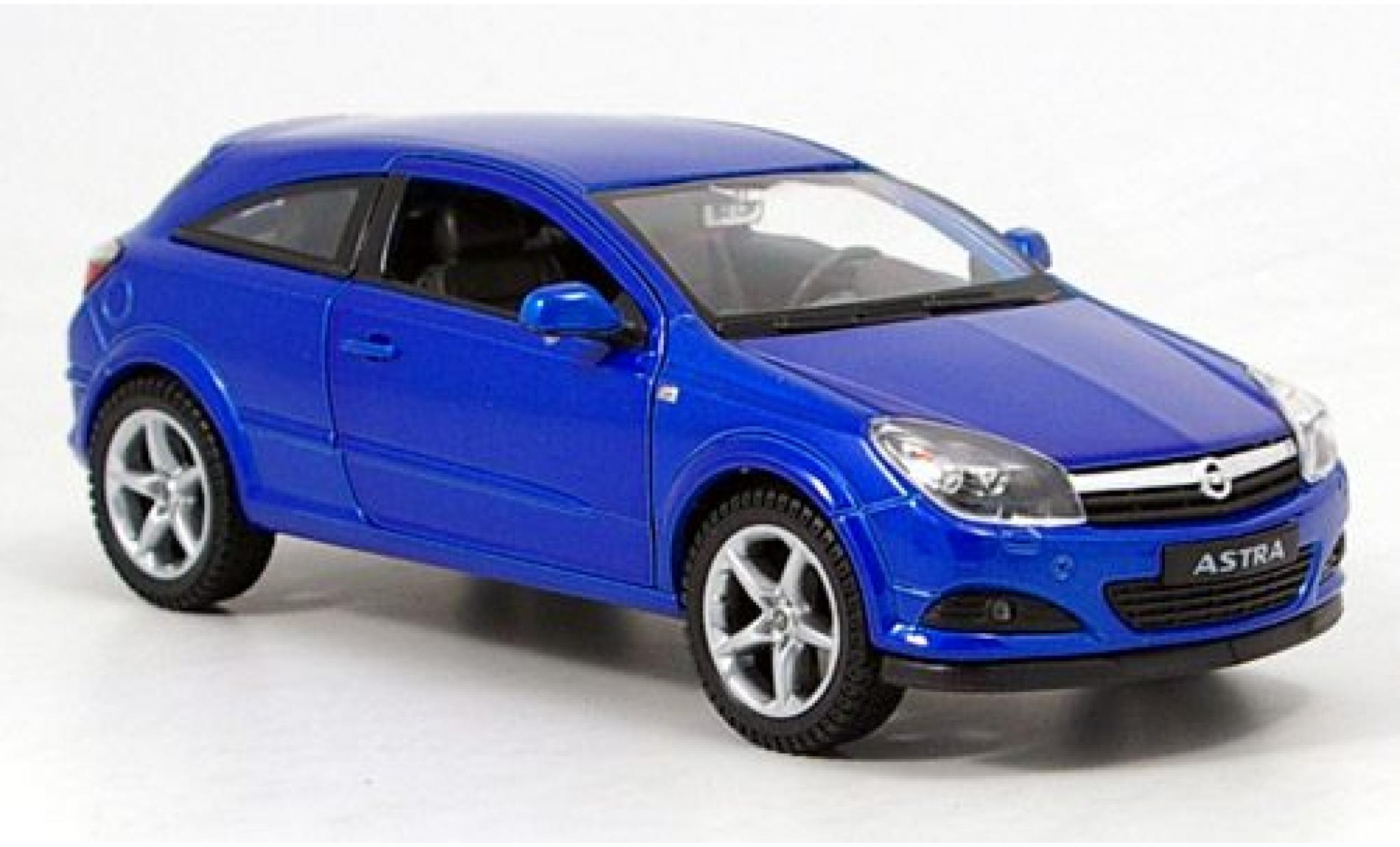 Opel Astra 1/24 Welly GTC blue 1:24 diecast model cars