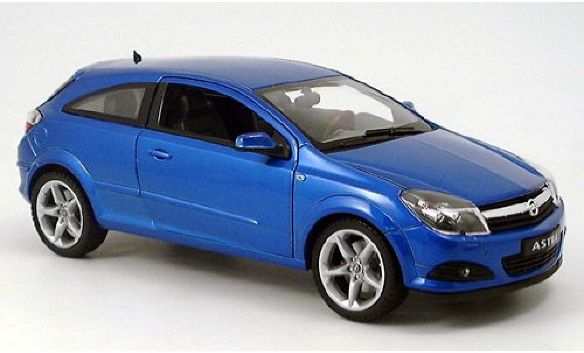 Opel Astra 1/18 Welly GTC met.-blue 2005 1:18 diecast model cars