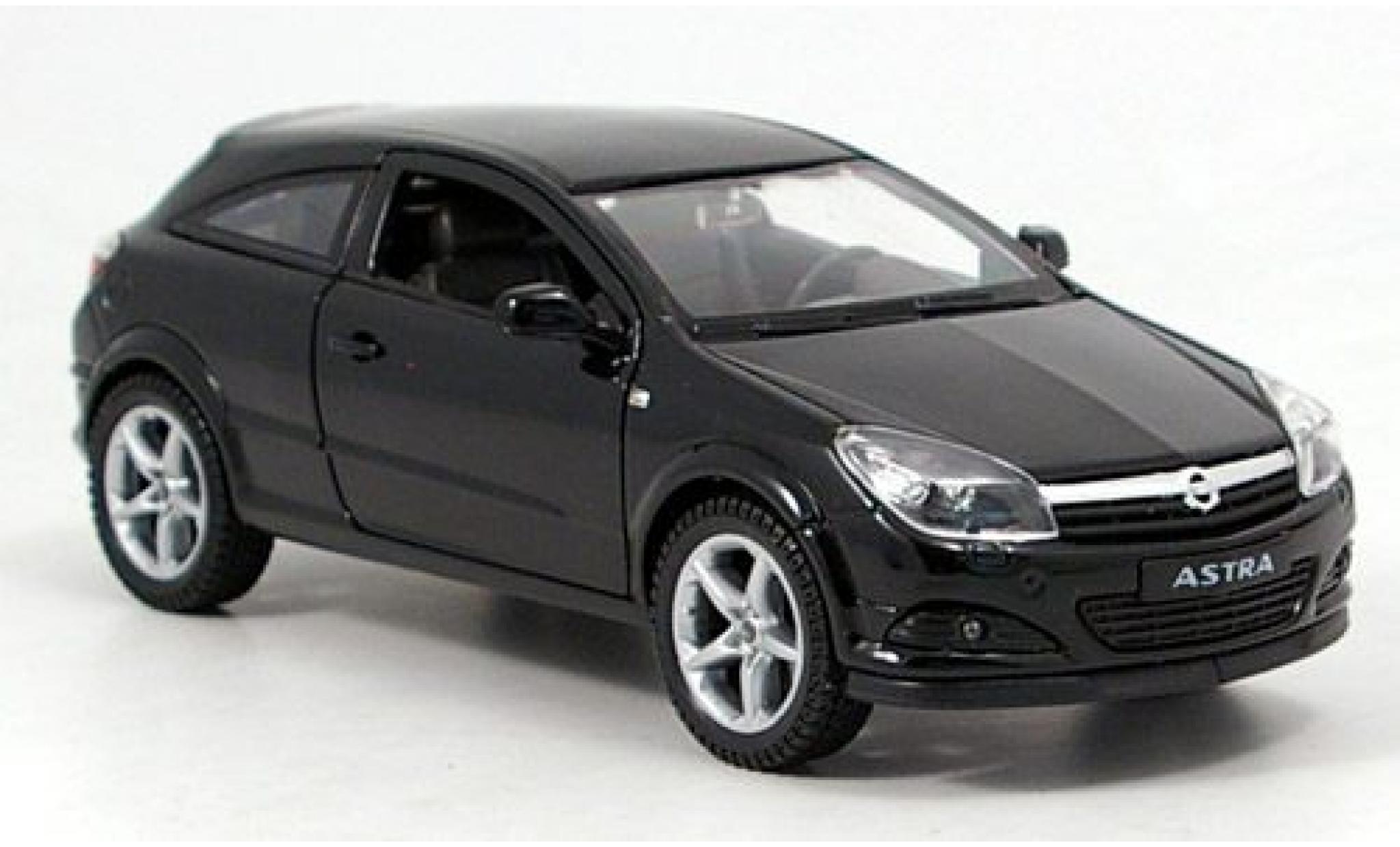 Opel Astra 1/24 Welly GTC black 1:24 diecast model cars
