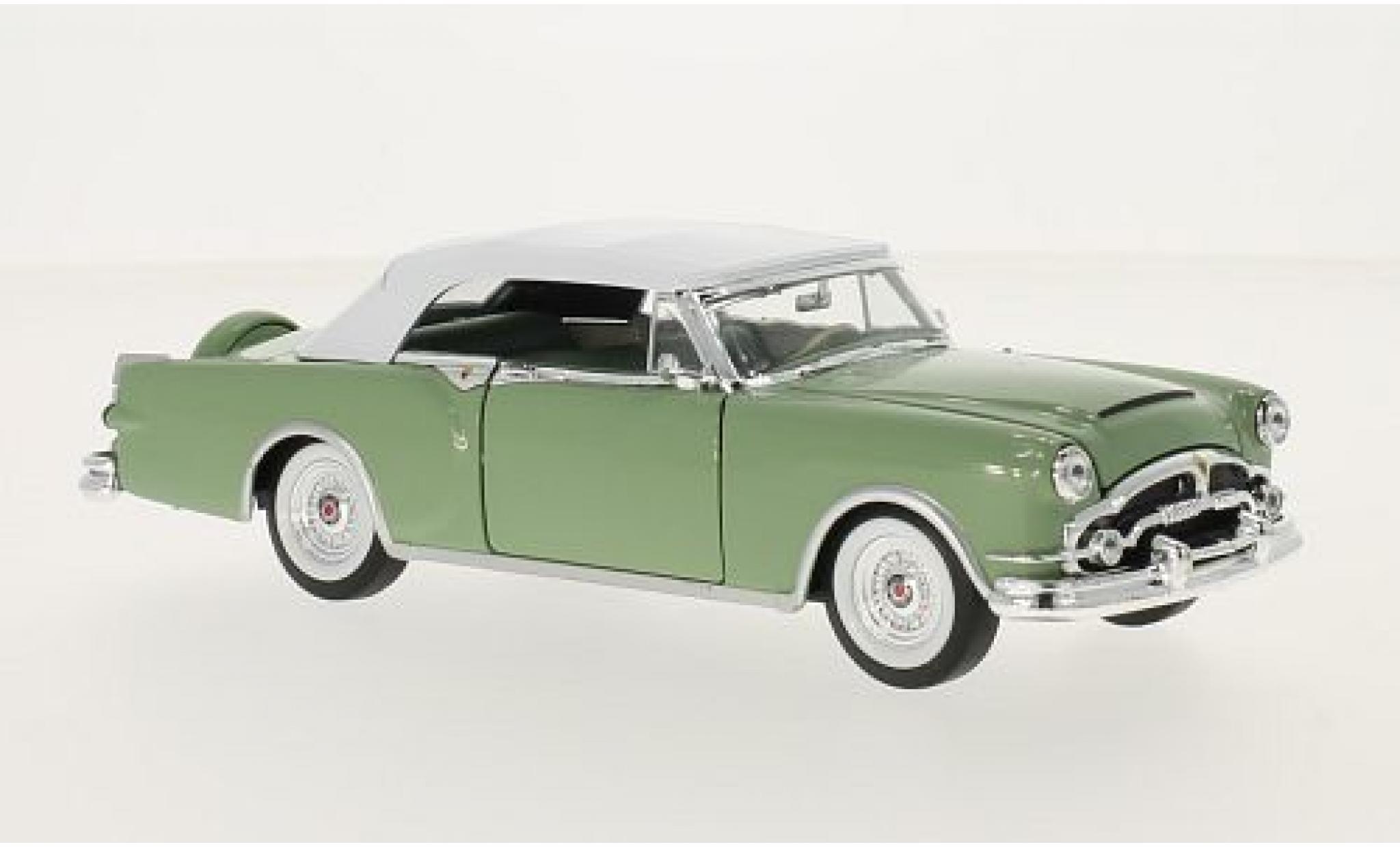 Packard Caribbean 1/24 Welly green 1953 ouverts/es Verdeck sans Vitrine diecast model cars