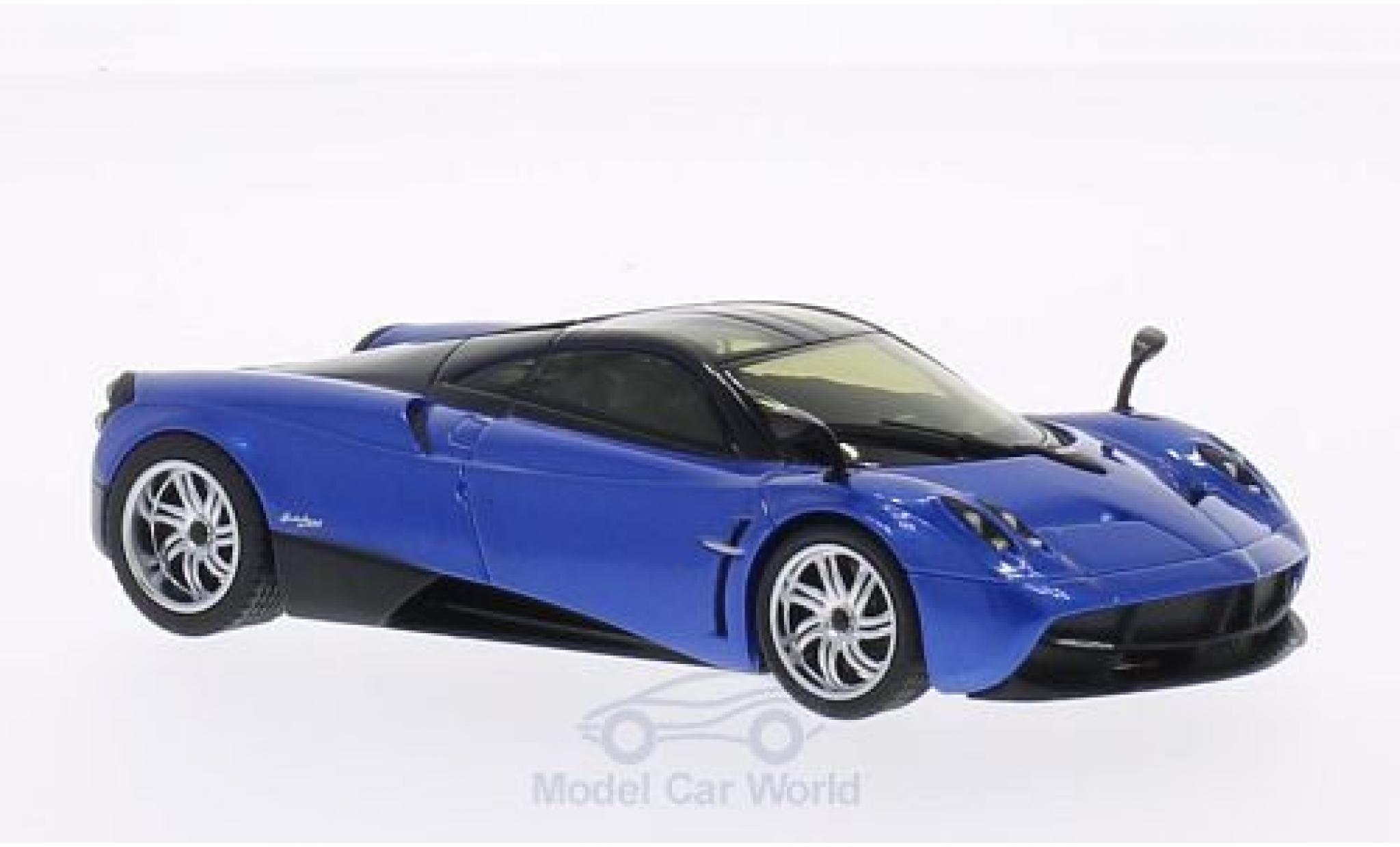 Pagani Huayra 1/43 Welly metallic blue/black diecast model cars