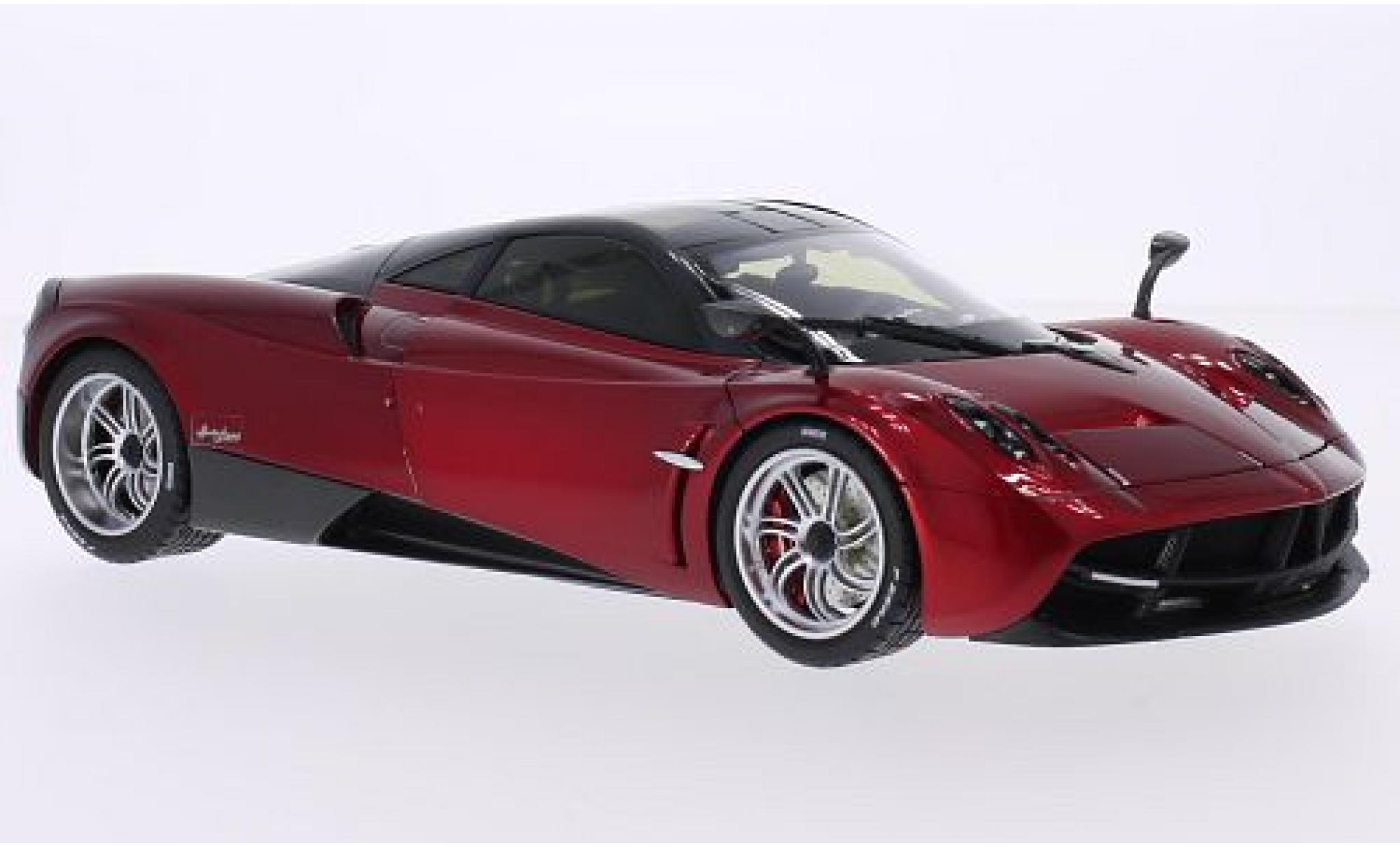 Pagani Huayra 1/18 Welly metallic red/carbon GTA Edition diecast model cars