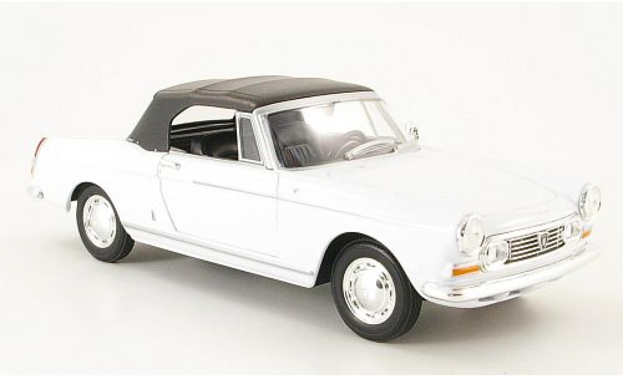 Peugeot 404 1/24 Welly Convertible white geschlossen 1963 1:24 diecast model cars