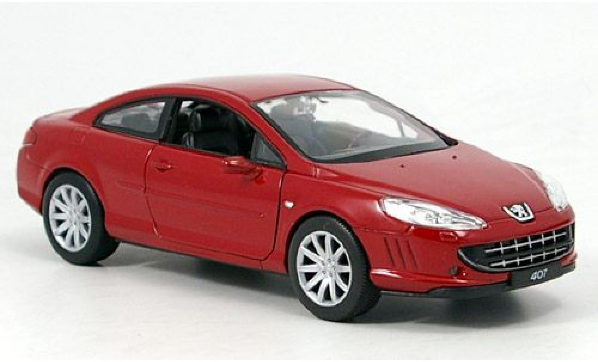 Peugeot 407 1/24 Welly Coupe red 1:24 diecast model cars