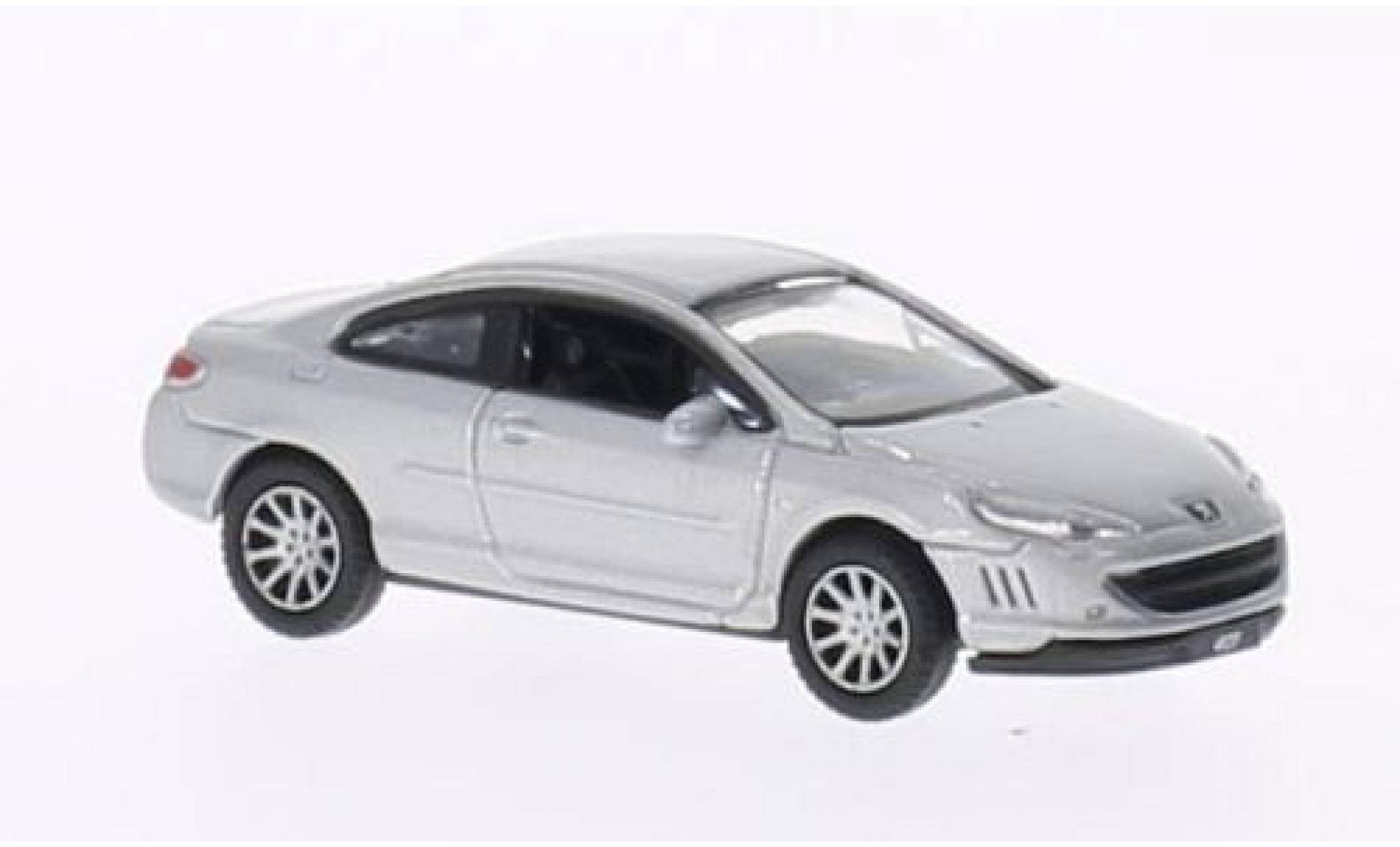 Peugeot 407 1/87 Welly Coupe grey diecast model cars