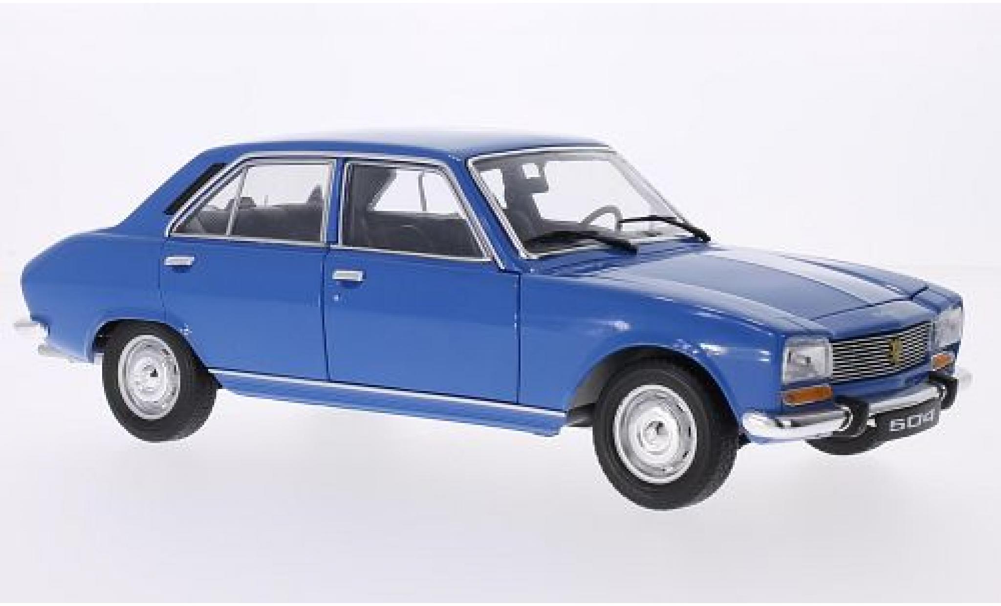 Peugeot 504 1/18 Welly blue 1975 1:18 diecast model cars