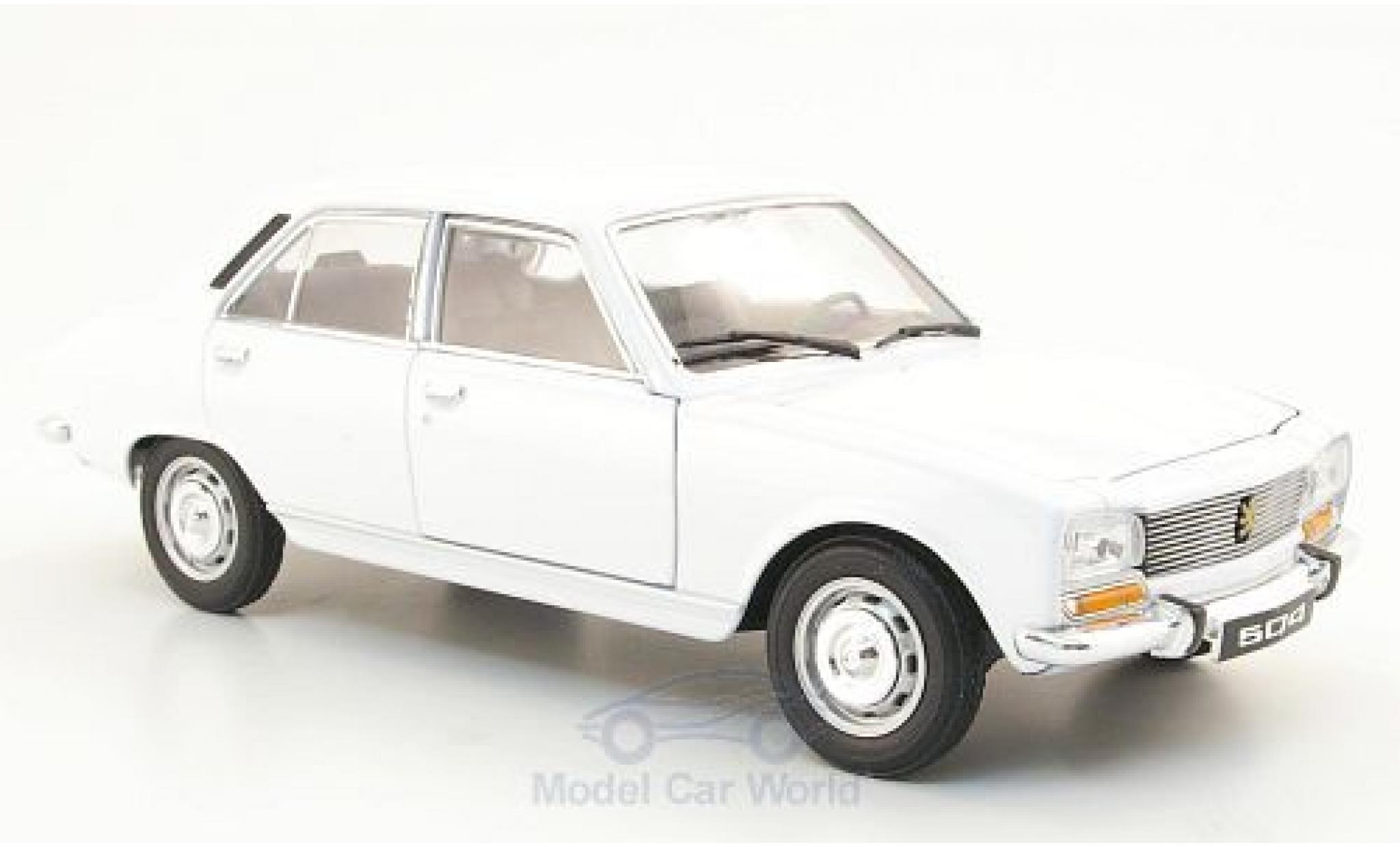 Peugeot 504 1/24 Welly white 1975 ohne Vitrine diecast model cars