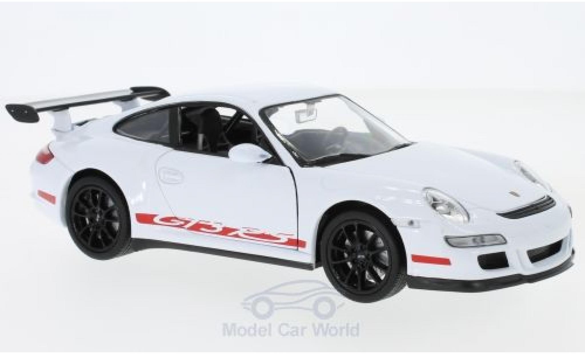 Porsche 997 GT3 RS 1/24 Welly 911 () GT3 RS () white diecast model cars