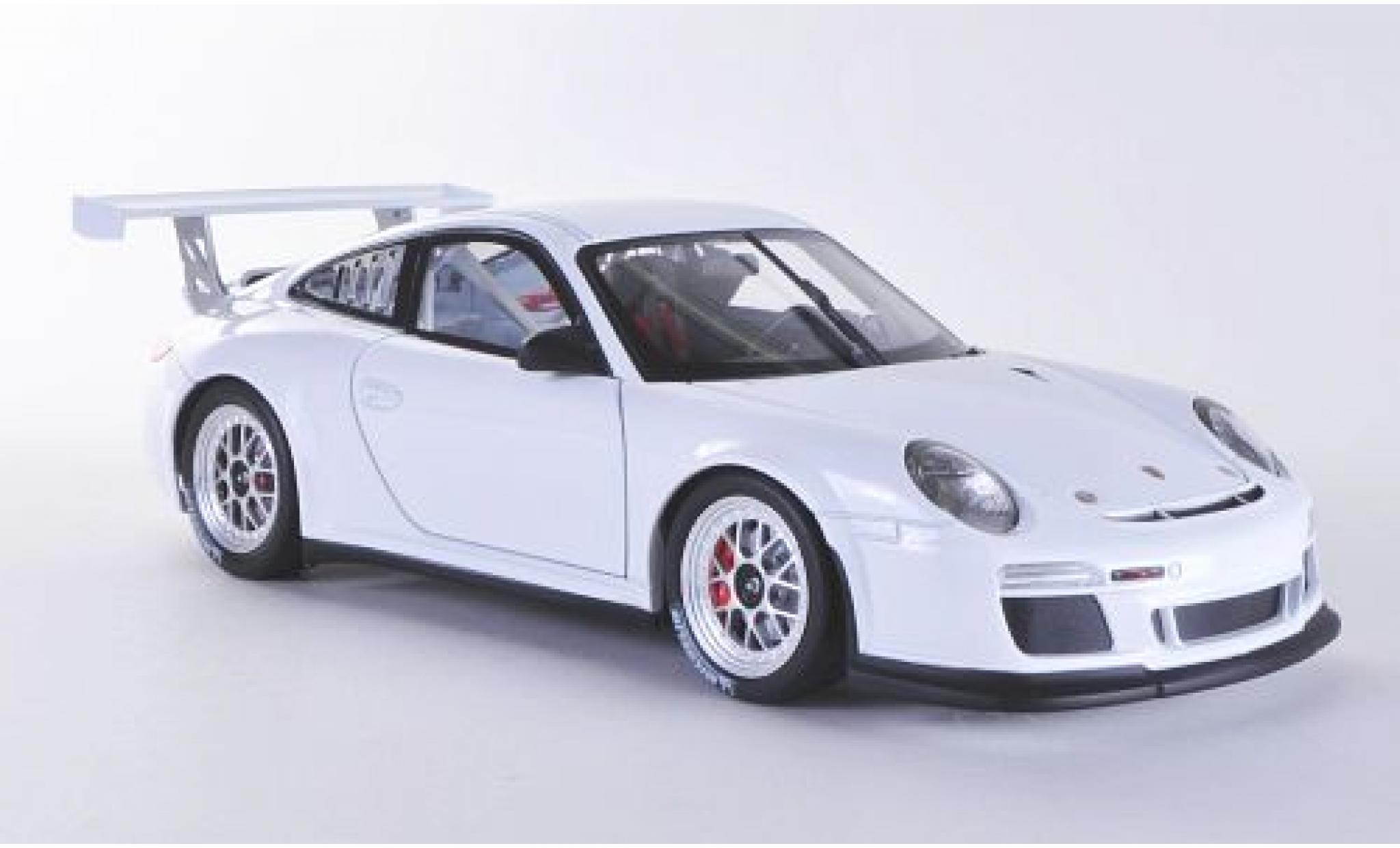 Porsche 997 GT3 CUP 1/18 Welly 911 GT3 Cup ( II) white Plain Body Version white 2012 1:18 diecast model cars