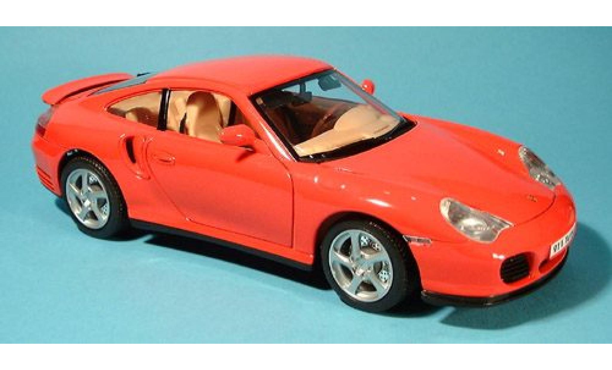 Porsche 911 1/18 Welly turbo red 1:18 diecast model cars