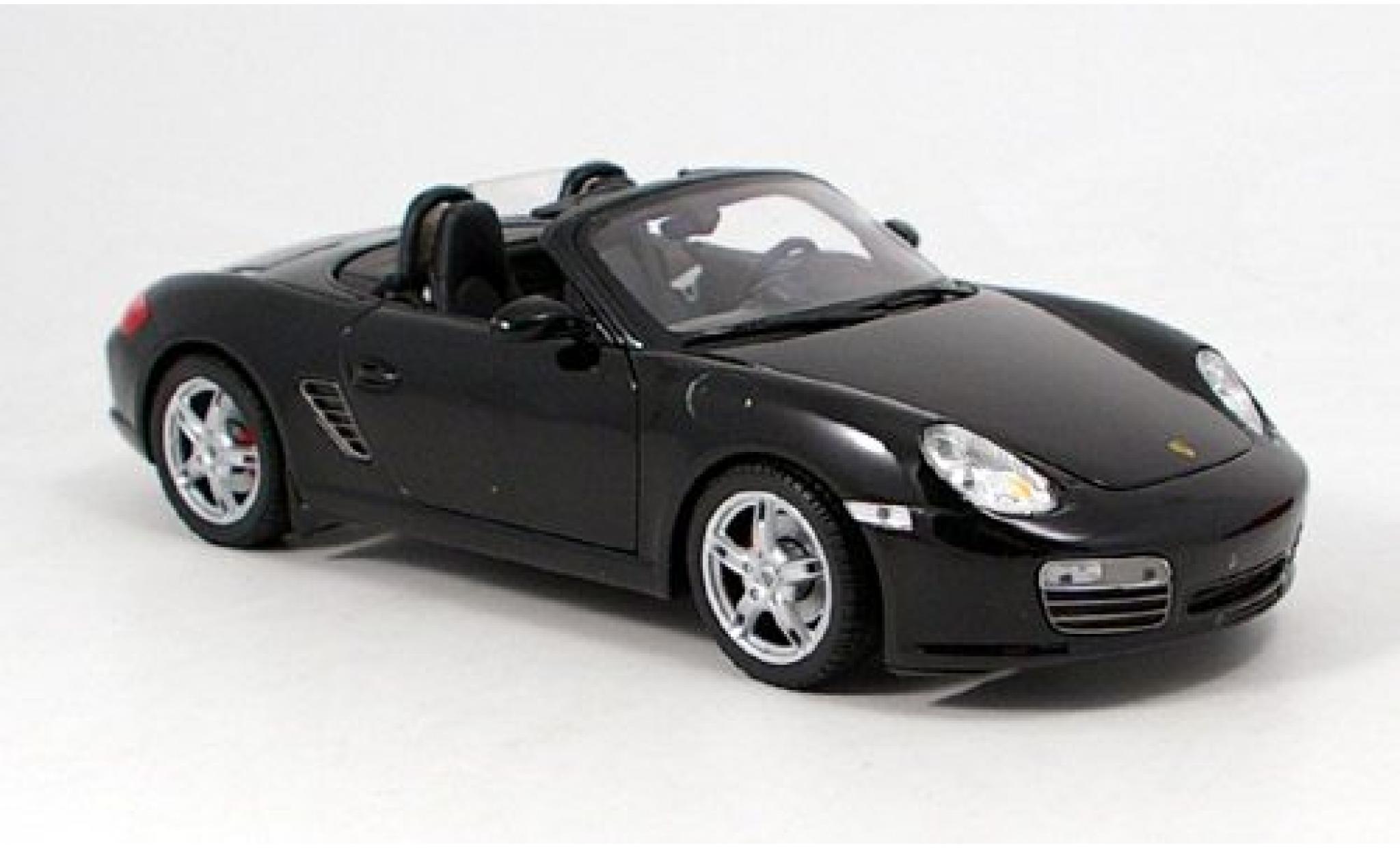 Porsche Boxster 1/18 Welly S black offen 1:18 diecast model cars