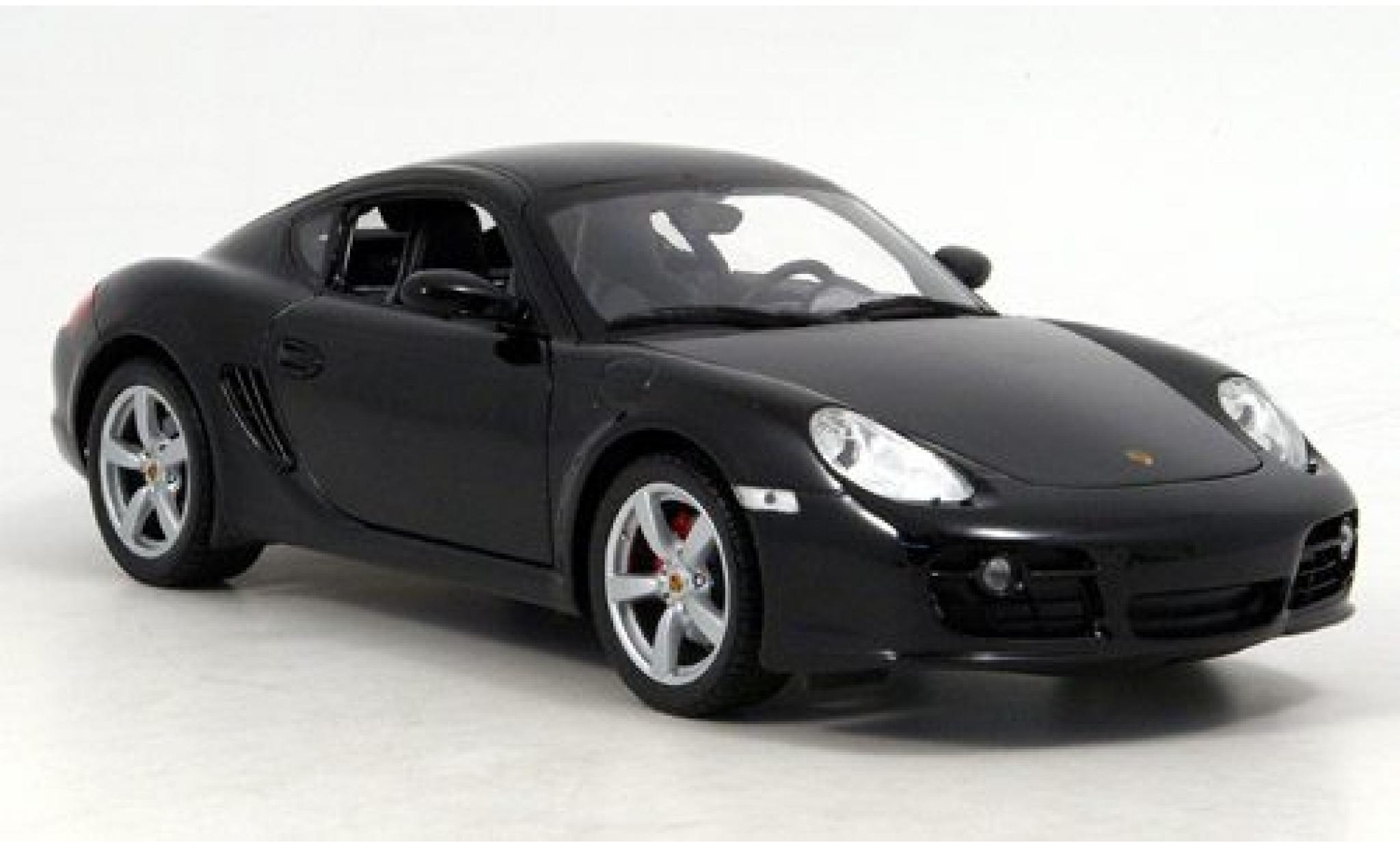Porsche Cayman 1/18 Welly black 1:18 diecast model cars