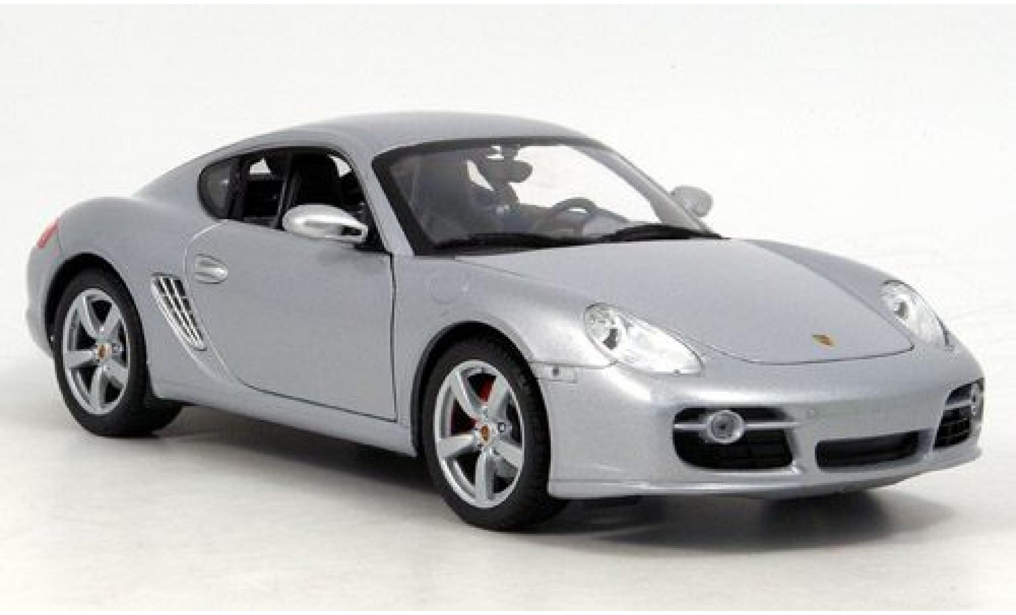 Porsche Cayman 1/18 Welly silver 1:18 diecast model cars