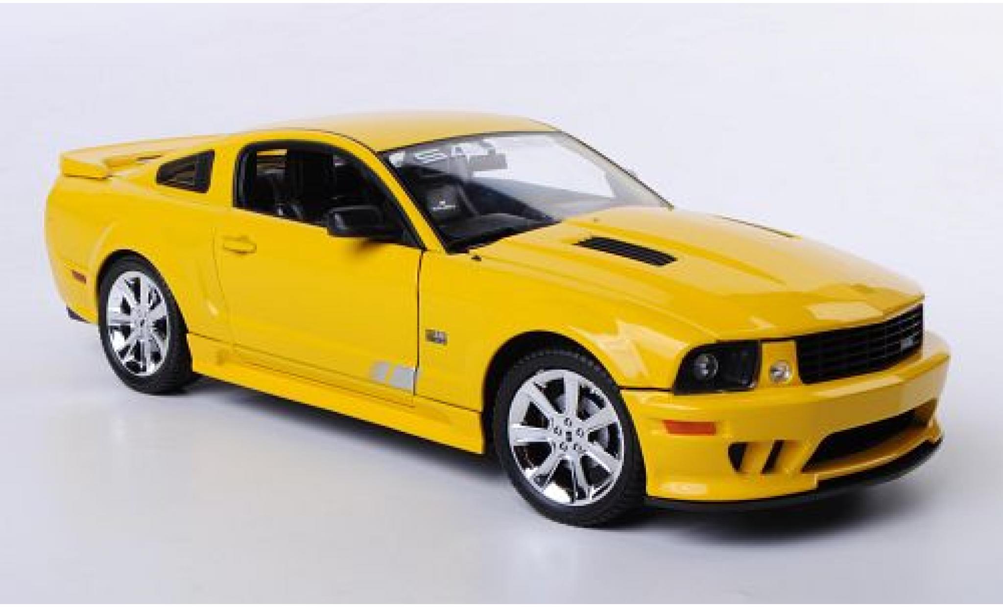 Saleen S281 1/18 Welly E Mustang yellow 1:18 diecast model cars