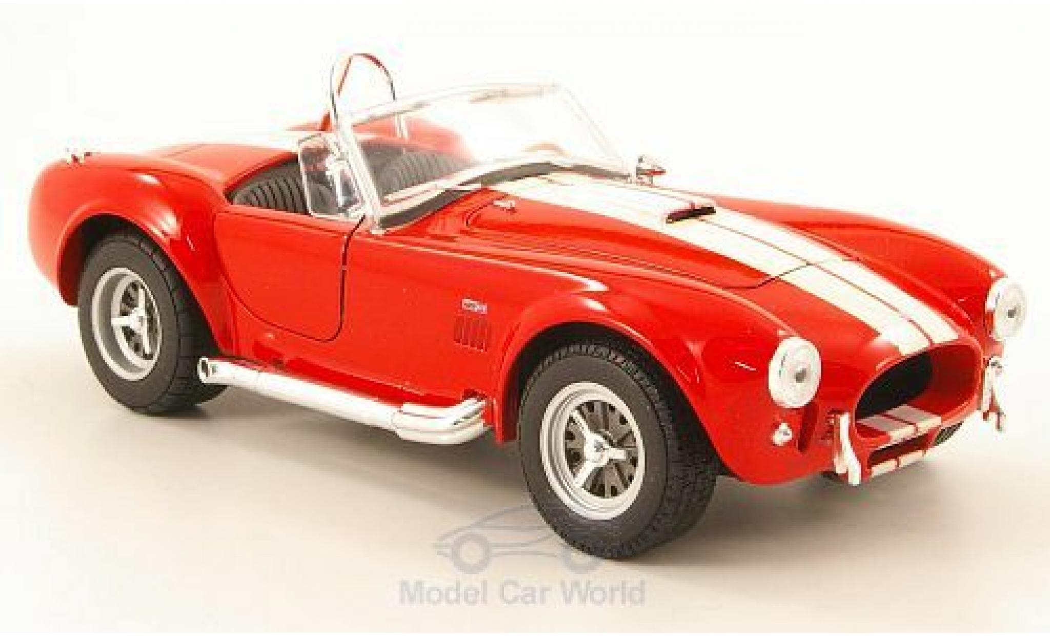 Shelby Cobra 1/24 Welly 427 SC red/beige 1965 diecast model cars