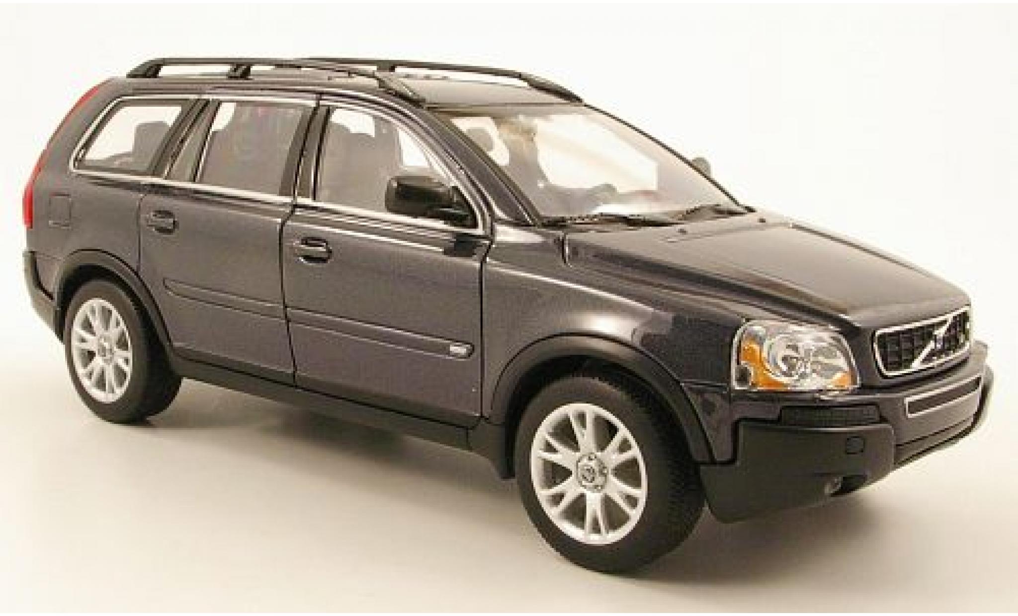 Volvo XC 1/24 Welly 90 metallic grey sans Vitrine diecast model cars