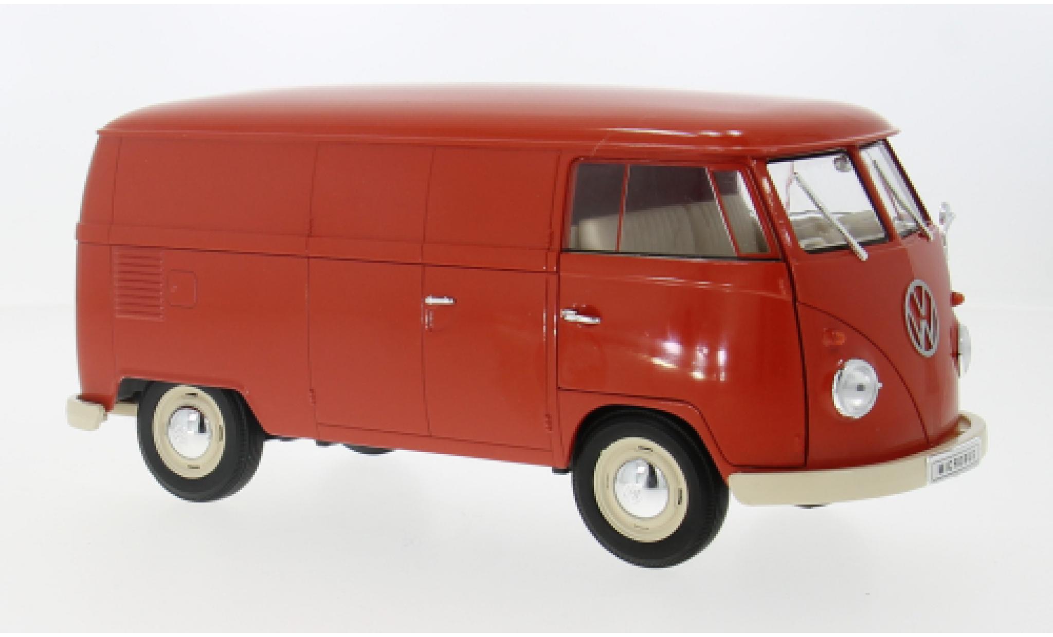 Volkswagen Bulli 1/18 Welly T1 red 1963 1:18 diecast model cars