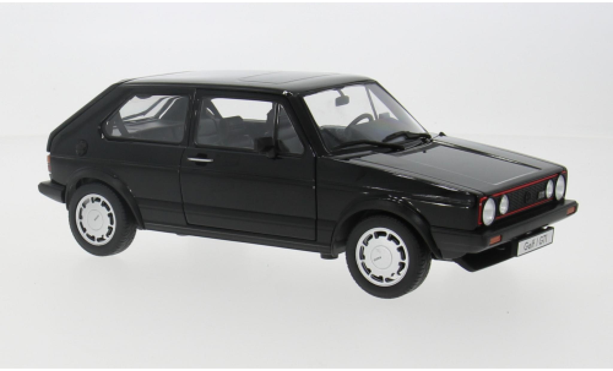 Volkswagen Golf 1/18 Welly I GTI black 1983 1:18 diecast model cars