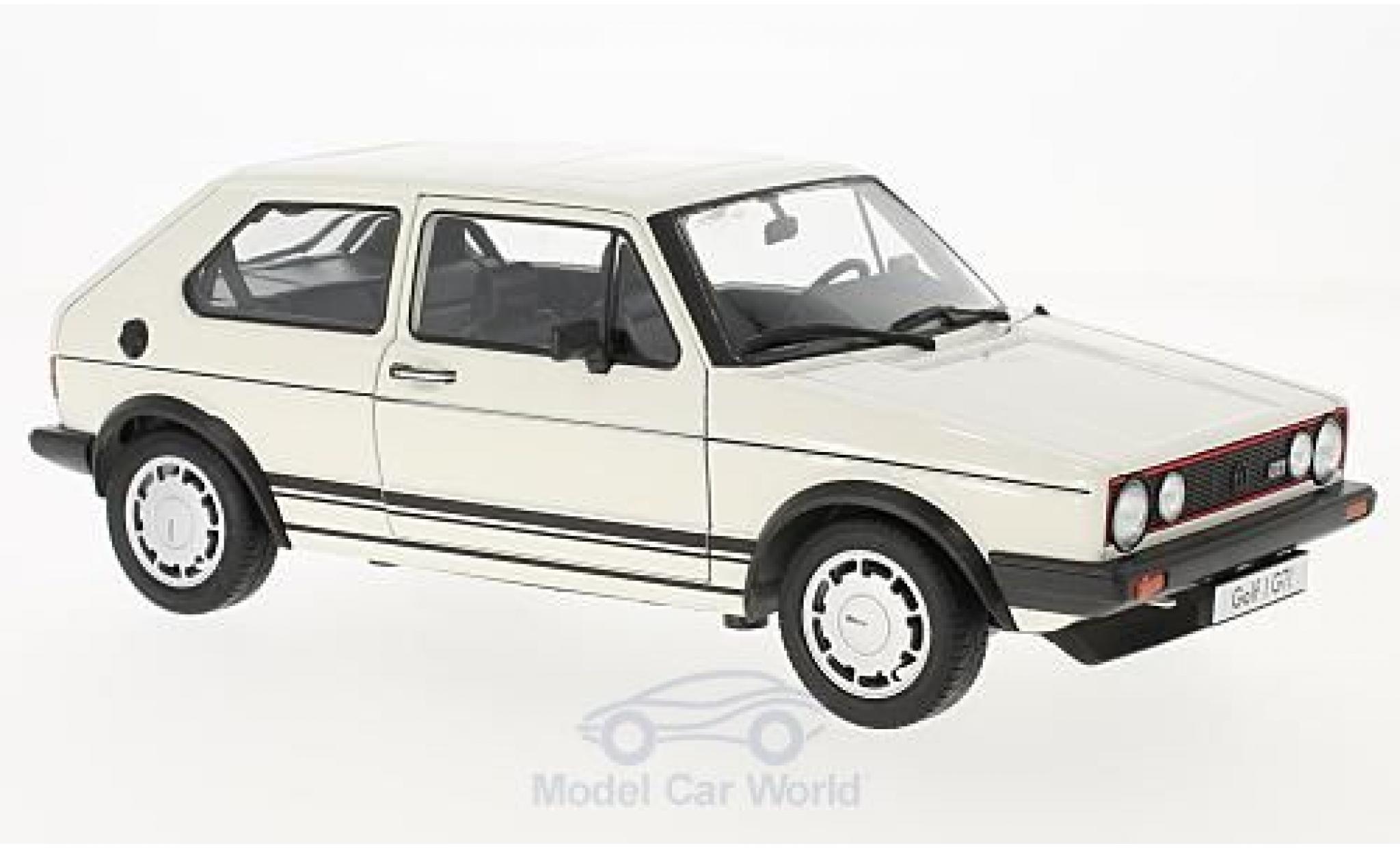 Volkswagen Golf V 1/18 Welly I GTI white 1982 diecast model cars
