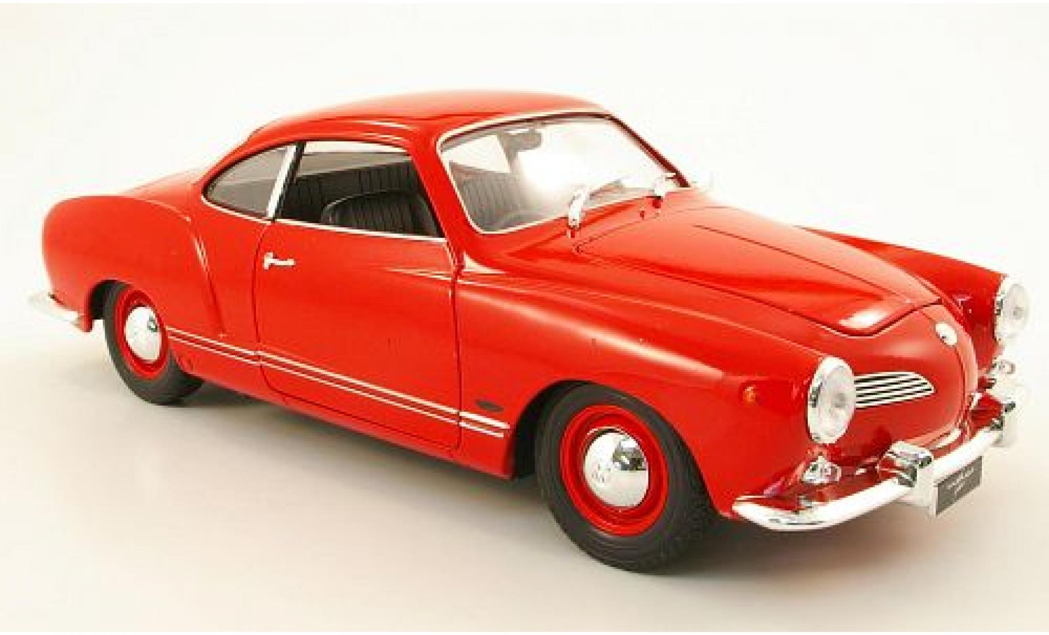 Volkswagen Karmann 1/18 Welly Ghia Coup&eacute; red 1:18 diecast model cars