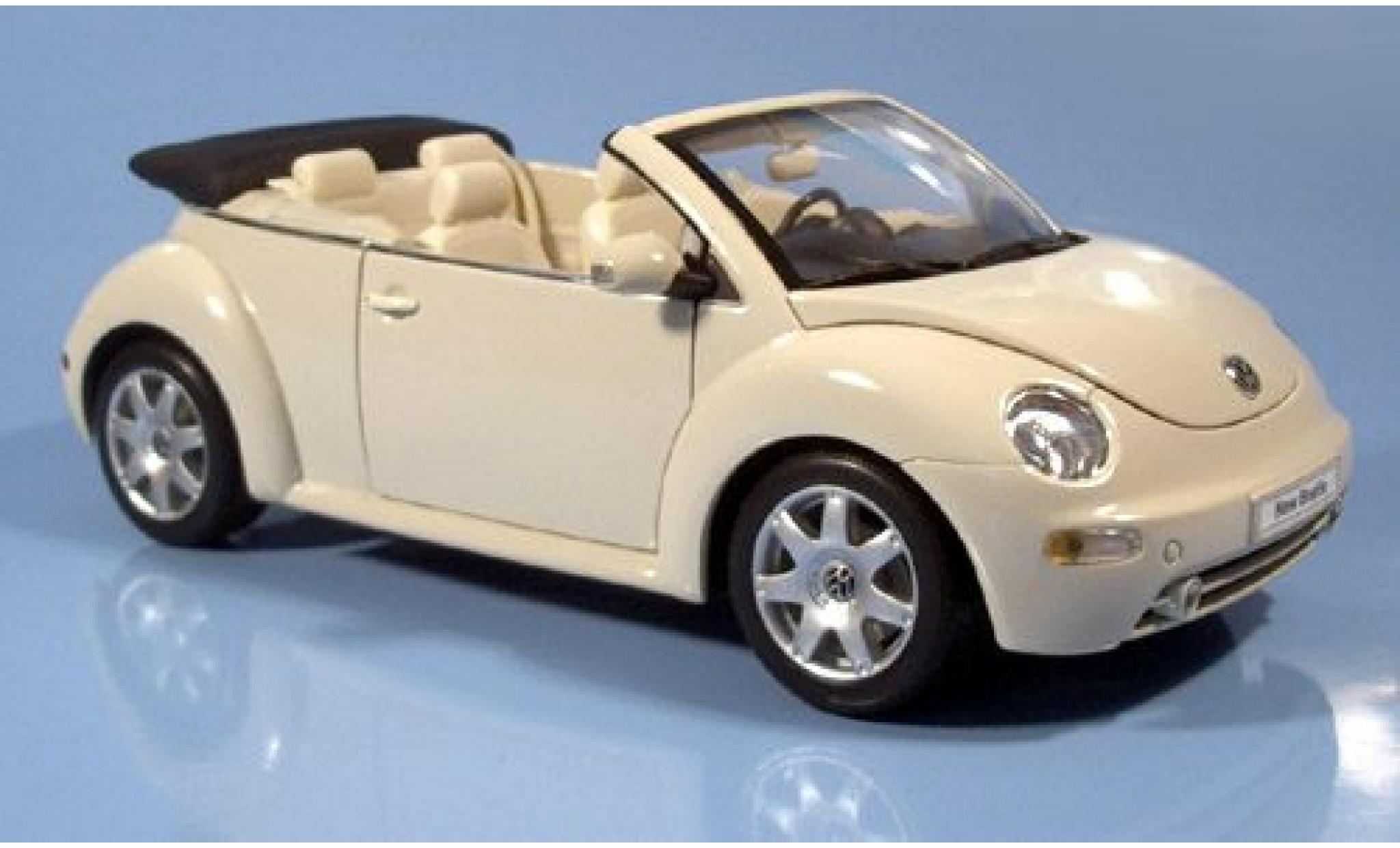 Volkswagen New Beetle 1/18 Welly Convertible beige 2003 1:18 diecast model cars