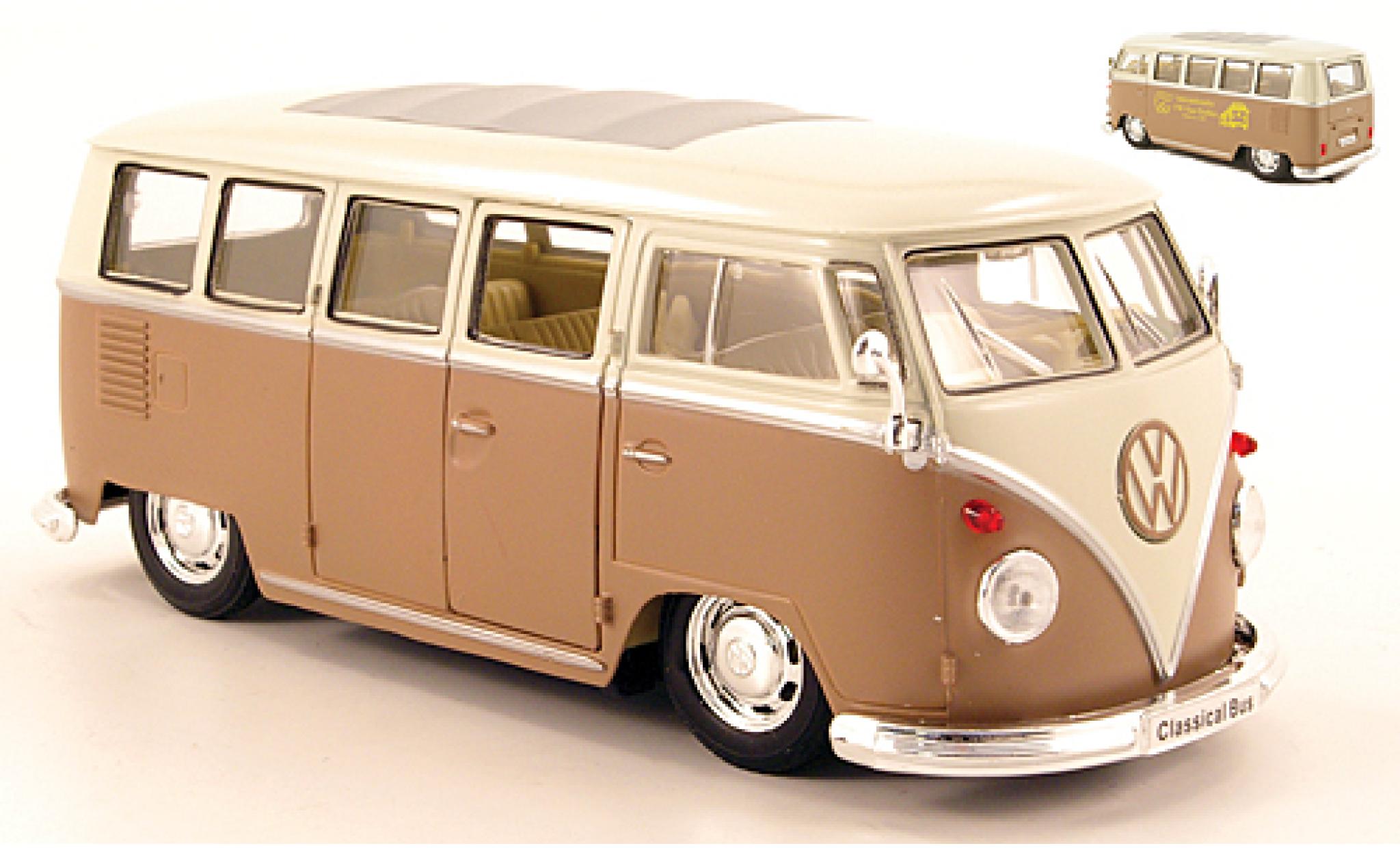 Volkswagen T1 1/24 Welly Bus 60. Internationales VW-Van-Treffen 1962 1:24 diecast model cars