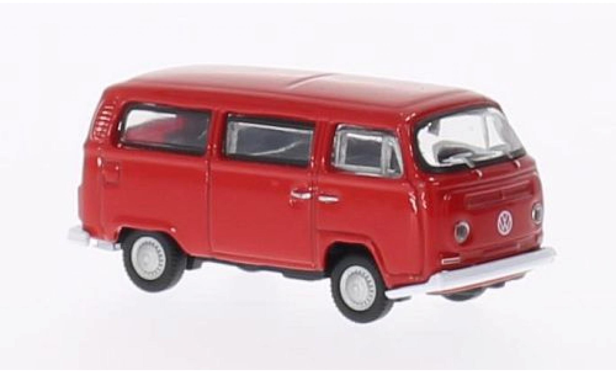 Volkswagen T2 1/24 Welly Bus red 1972 diecast model cars