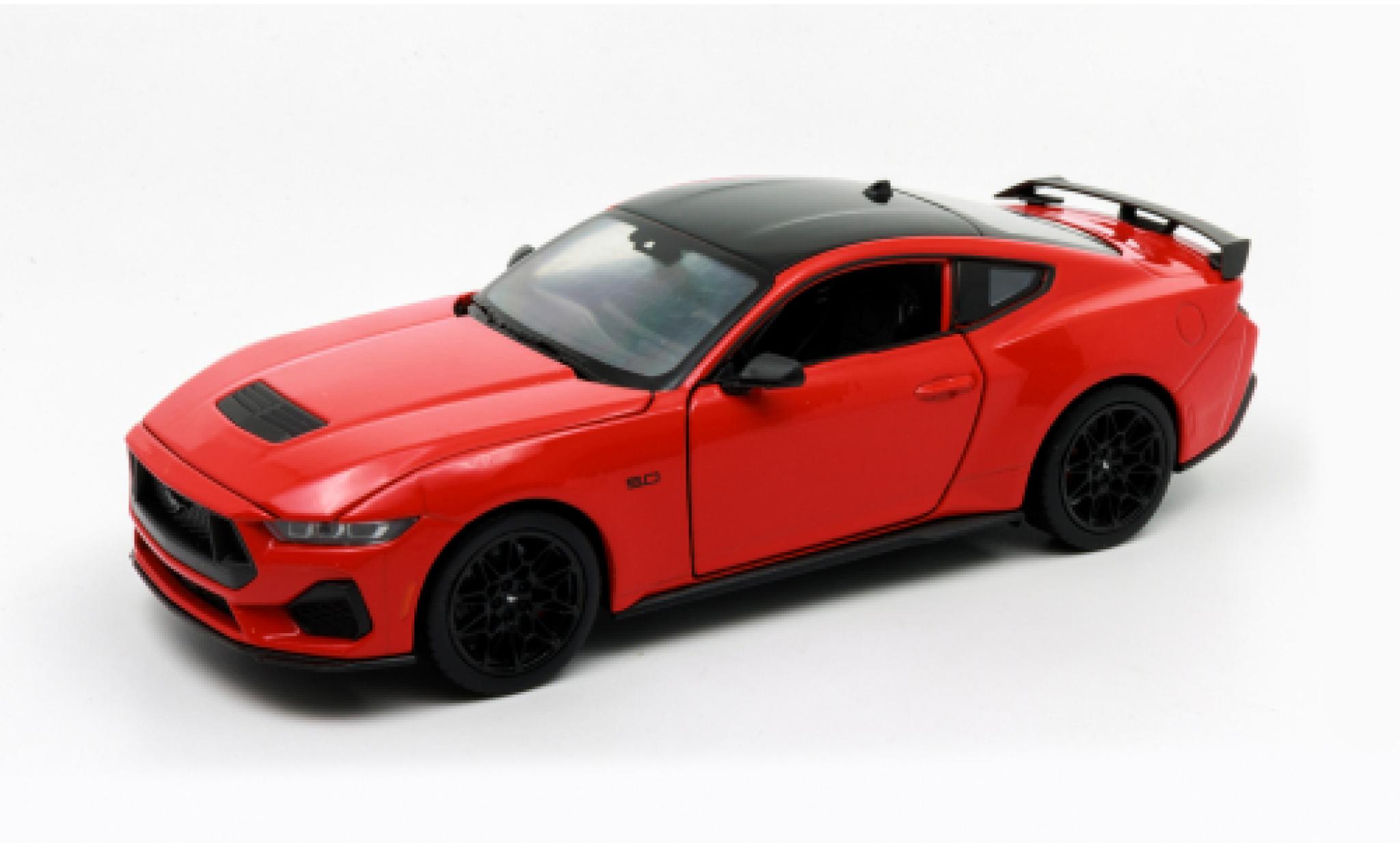 Ford Mustang 1/24 Welly red 2024 diecast model cars