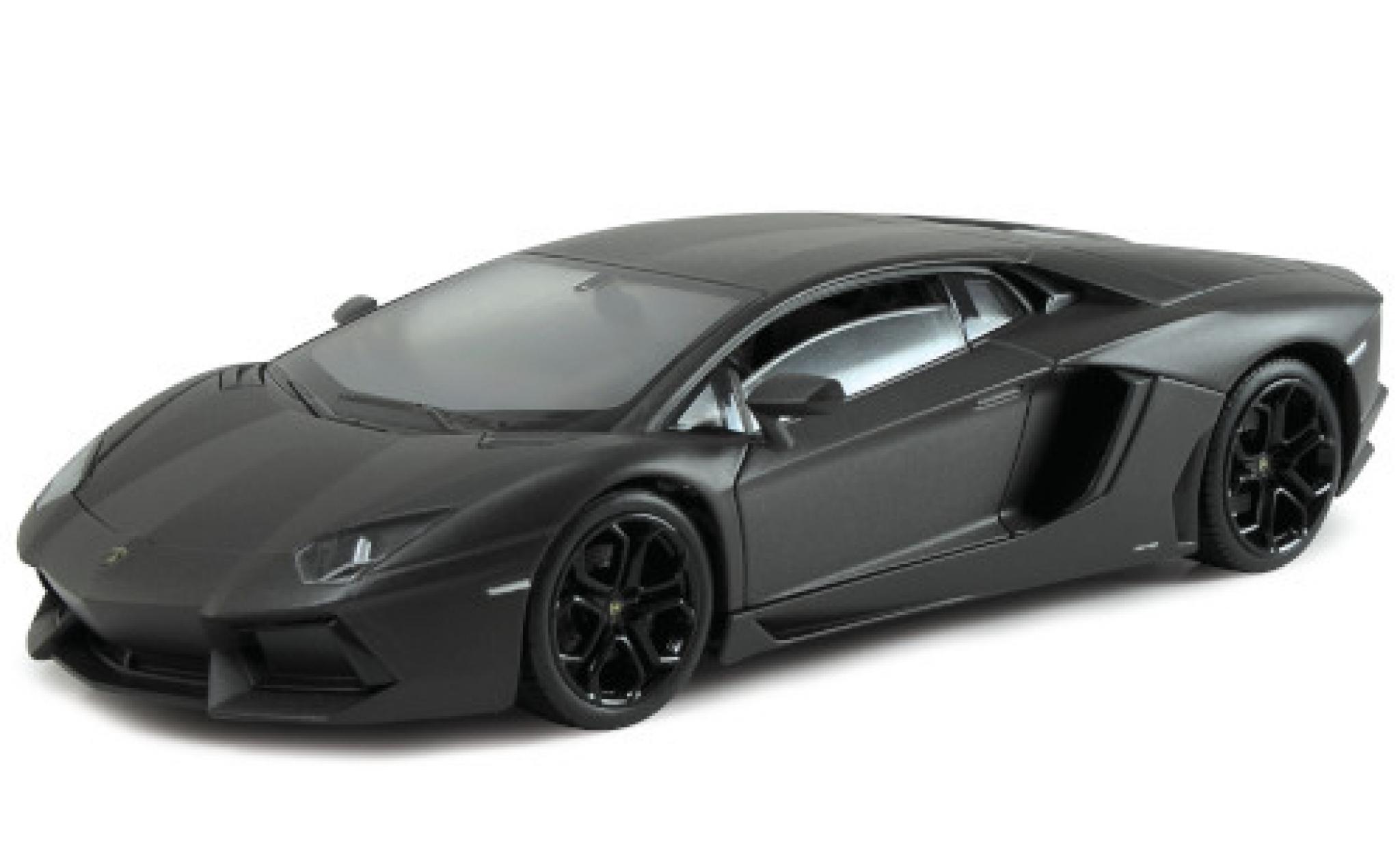 Lamborghini Aventador 1/24 Welly LP 700-4 matt-black diecast model cars