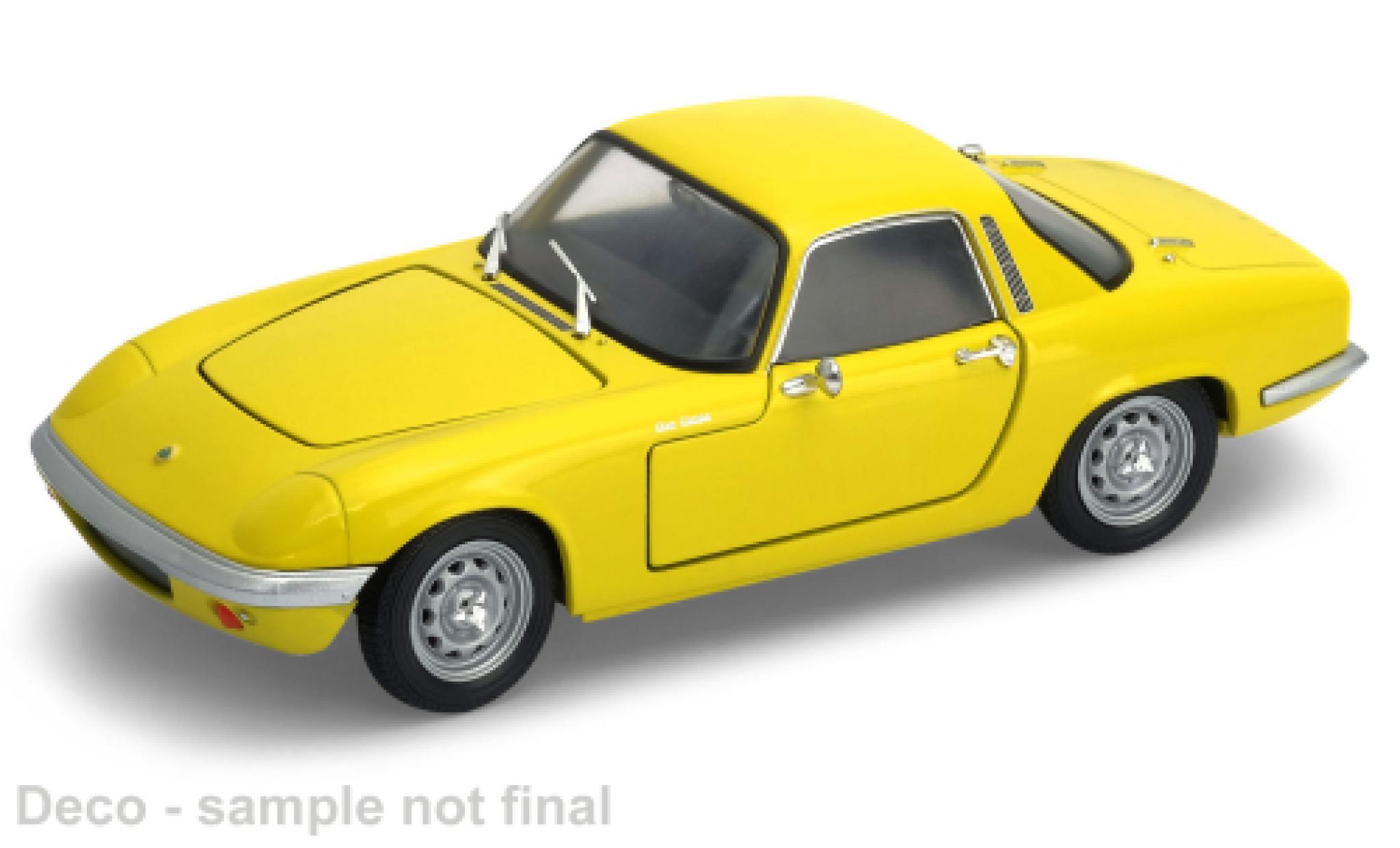 Lotus Elan 1/24 Welly yellow 1965 diecast model cars