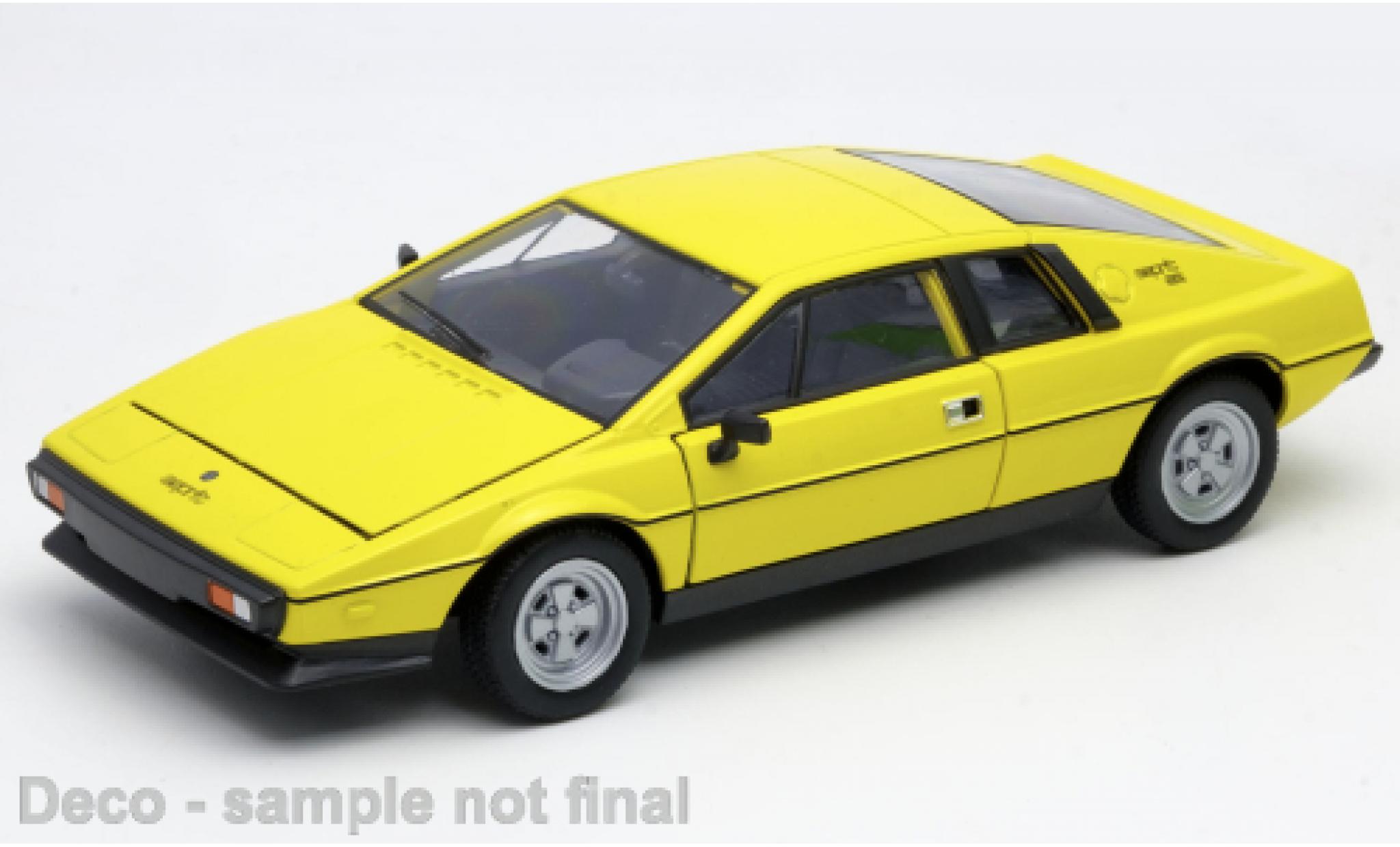 Lotus Esprit 1/24 Welly Type 79 yellow diecast model cars