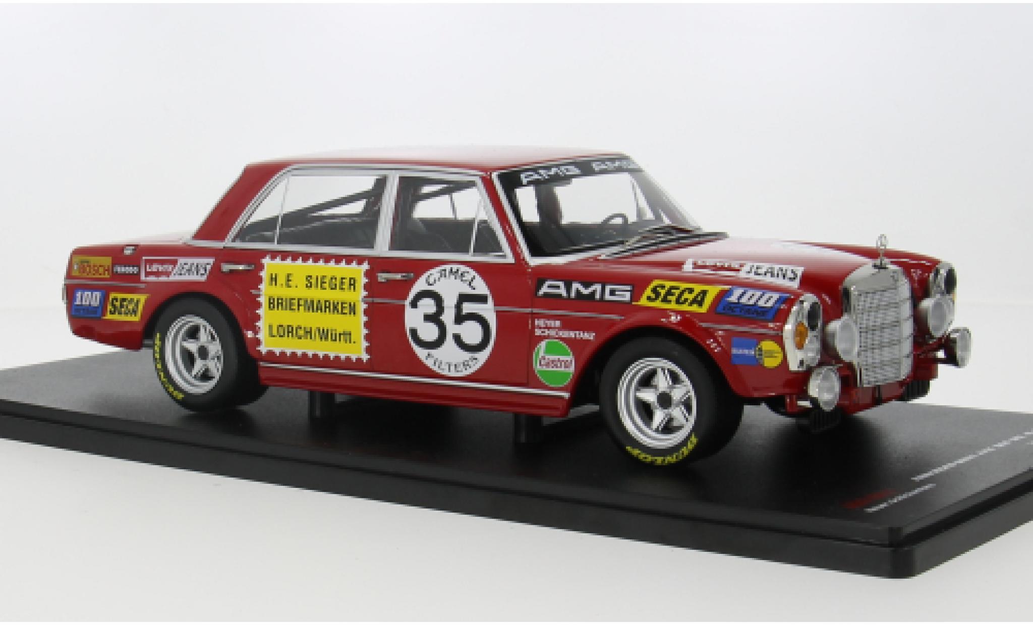 Mercedes 300 1/18 Werk83 SEL 6.3 (W109) 24h Spa 1971 Hannen Alt #35 1:18 diecast model cars