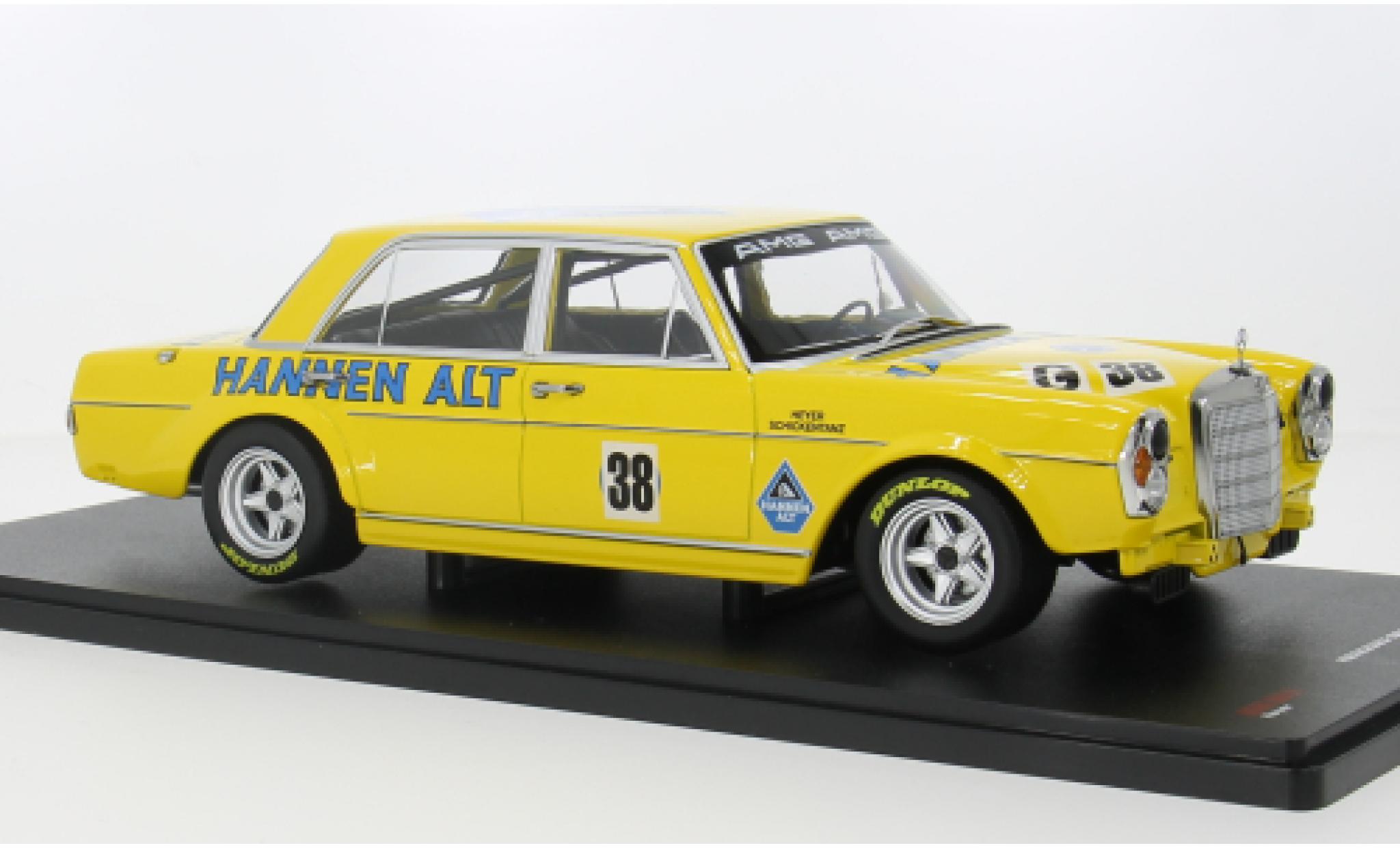 Mercedes 300 1/18 Werk83 SEL 6.8 24h N&uuml;rburgring 1971 Hannen Alt #38 1:18 diecast model cars