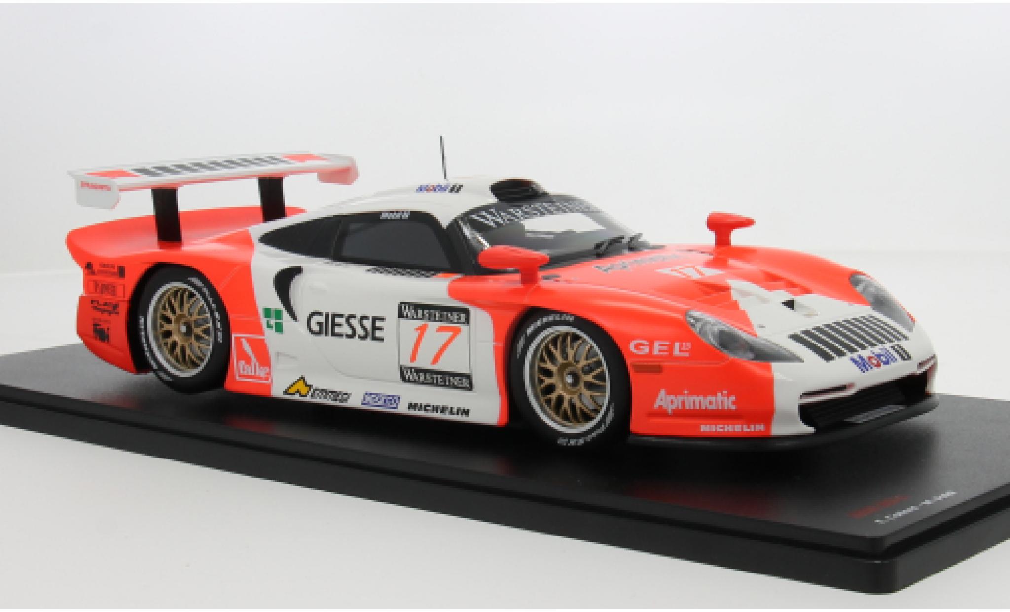 Porsche 996 GT1 1/18 Werk83 911 red/white FIA GT Championship 1997 #17 1:18 diecast model cars