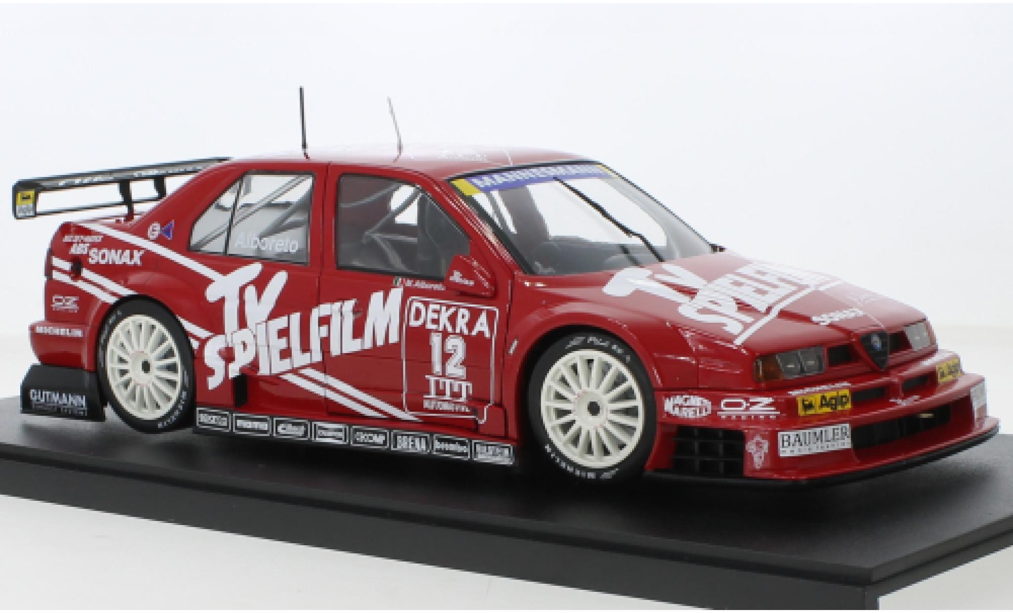 Alfa Romeo 155 1/18 Werk83 V6 TI No.12 Sch&uuml;bel ing&eacute;nieur TV Spielfilm DTM 1995 diecast model cars