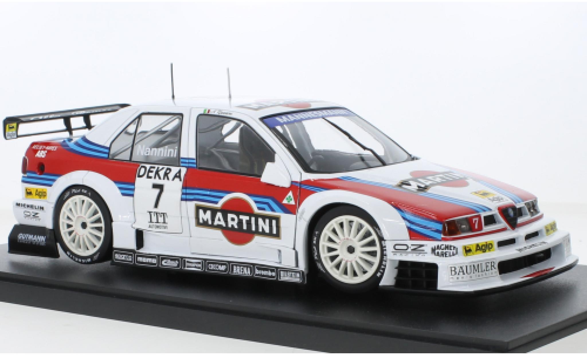 Alfa Romeo 155 1/18 Werk83 V6 TI No.7 Alfa Corse Martini Racing Martini DTM 1995 diecast model cars