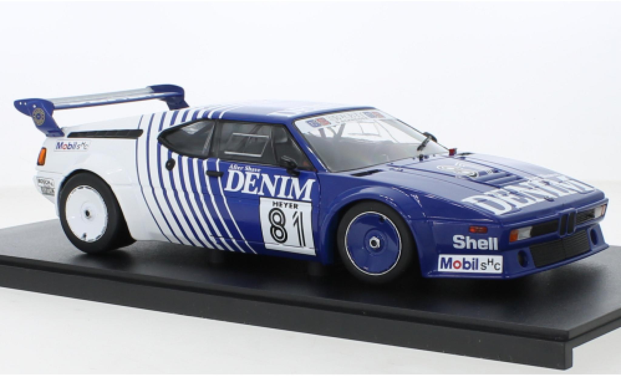 Bmw M1 1/18 Werk83 Procar No.81 GS Tuning Denim Procar 1980 diecast model cars