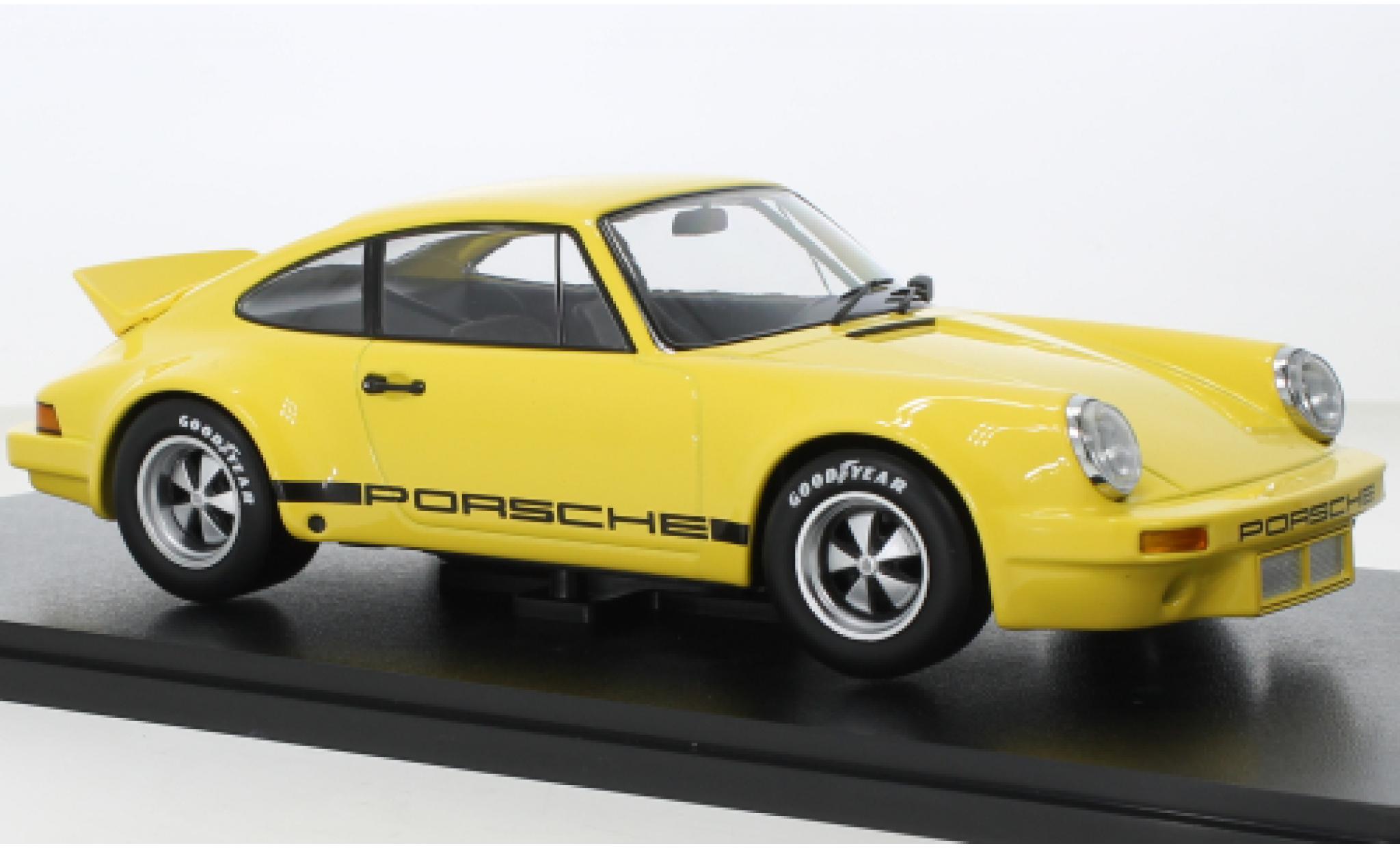 Porsche 911 1/18 Werk83 Carrera 3.0 RSR yellow diecast model cars