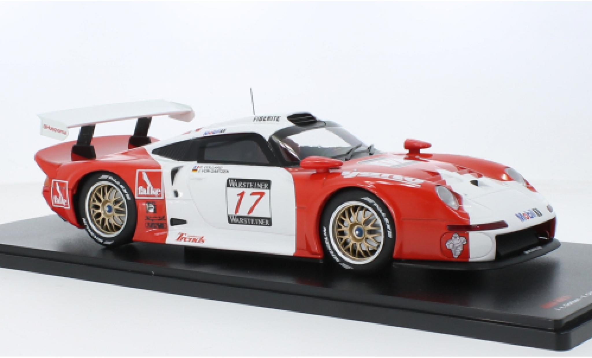 Porsche 993 1/18 Werk83 911 GT1 No.17 FIA GT Spa 1996 diecast model cars