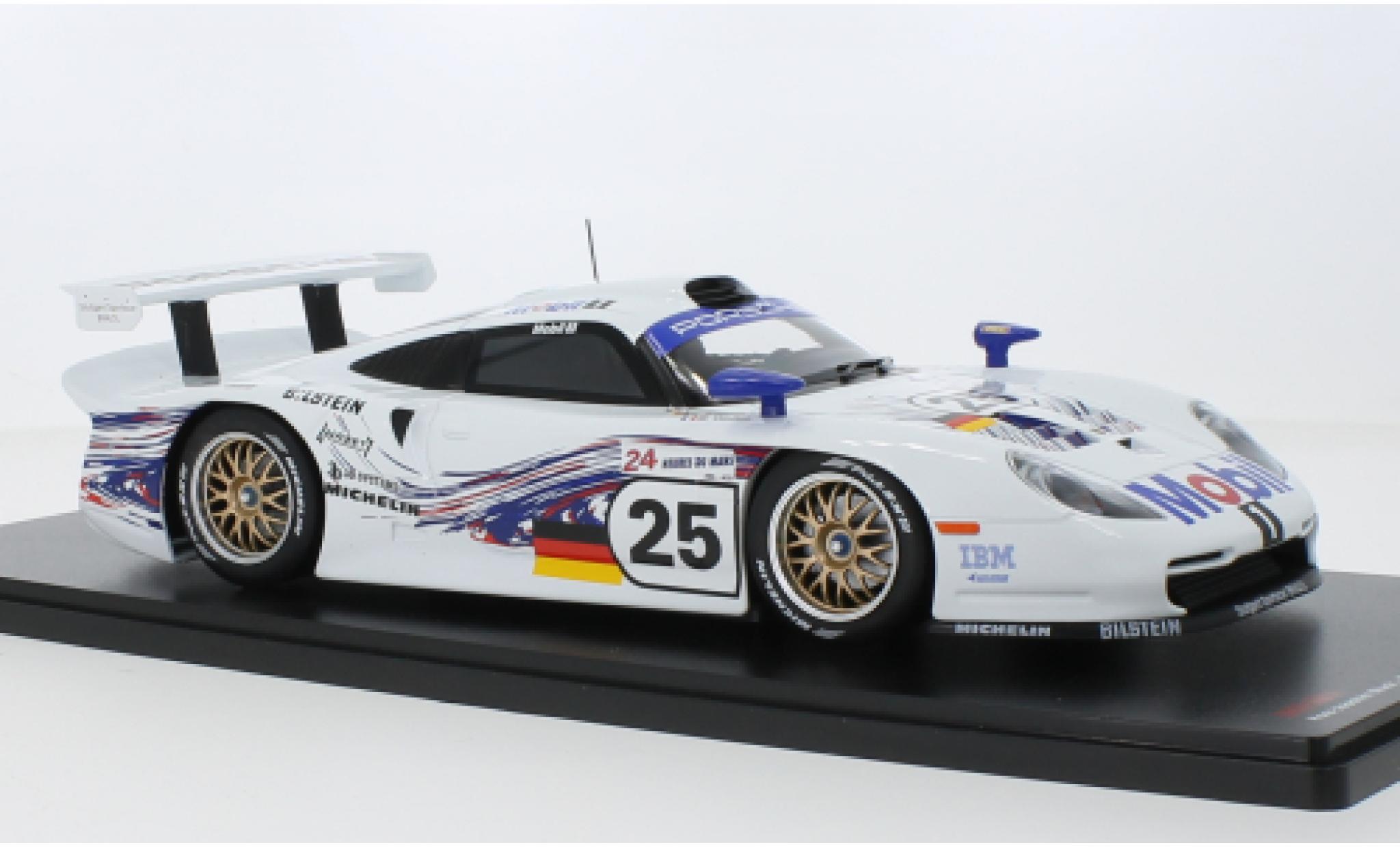 Porsche 996 GT1 1/18 Werk83 911 No.25 24h Le Mans 1997 diecast model cars