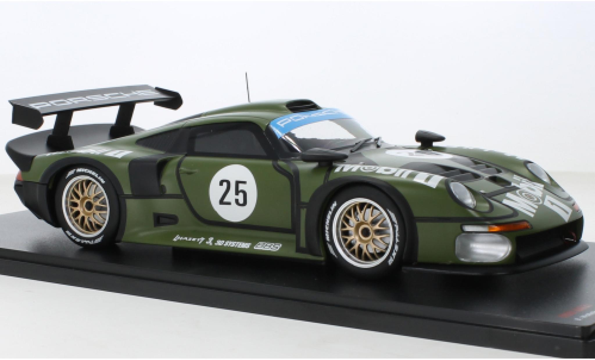 Porsche 996 GT1 1/18 Werk83 911 No.25 AG Prequalifying 24h LeMans 1997 diecast model cars