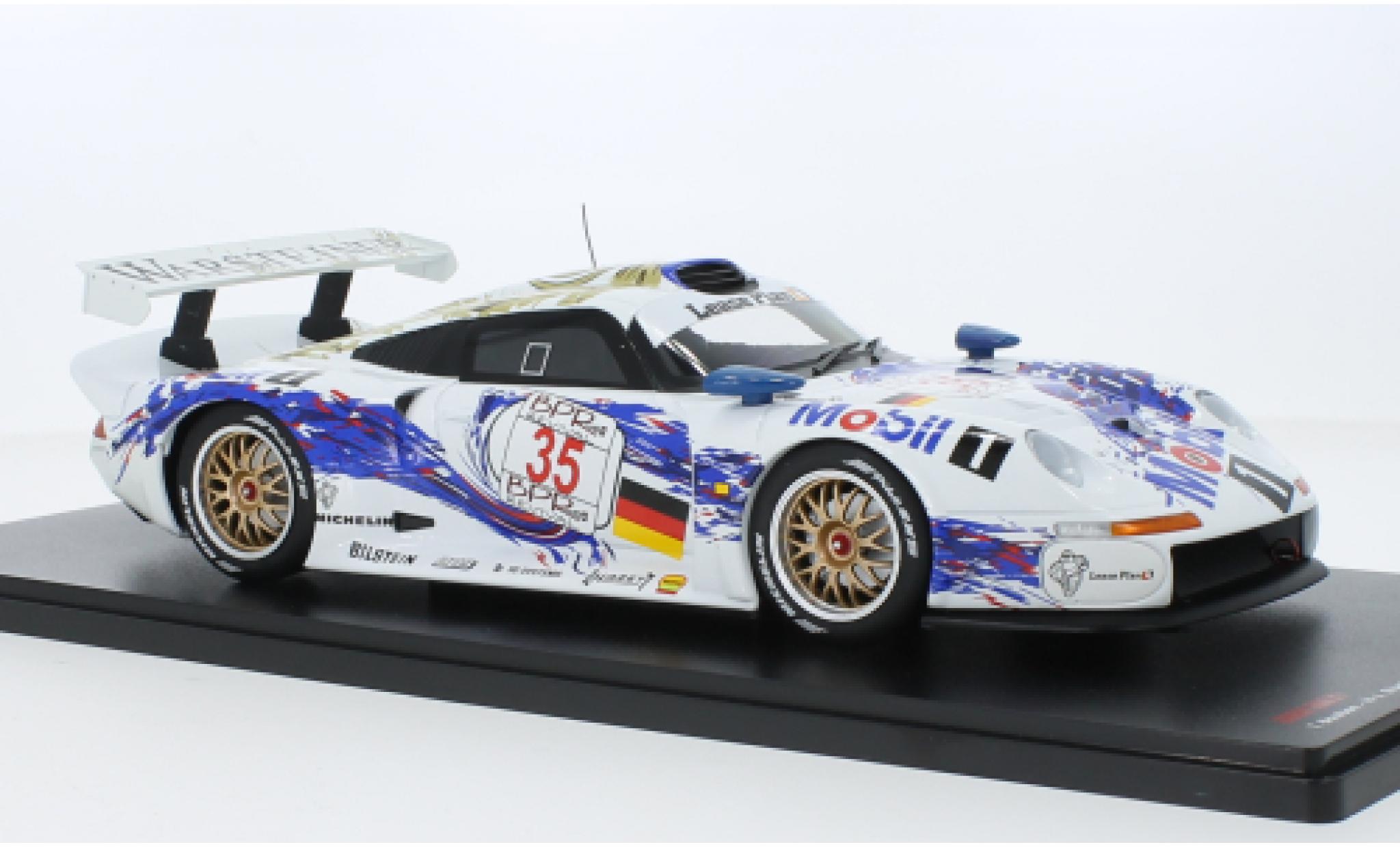 Porsche 993 1/18 Werk83 911 GT1 No.35 AG 4h Spa 1996 diecast model cars