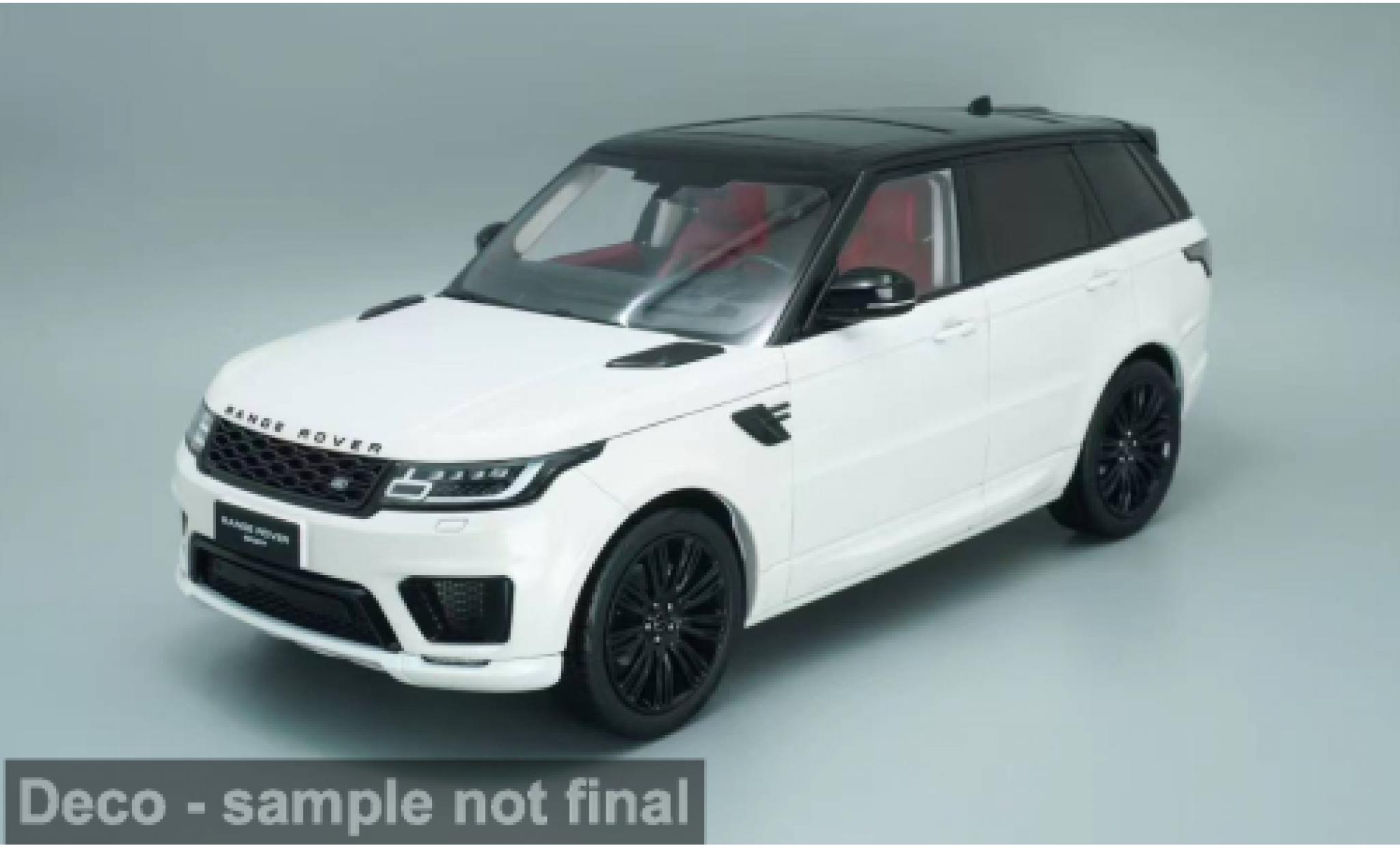 Range Rover Sport 1/18 WhelArt Land Rover white 2018 1:18 diecast model cars