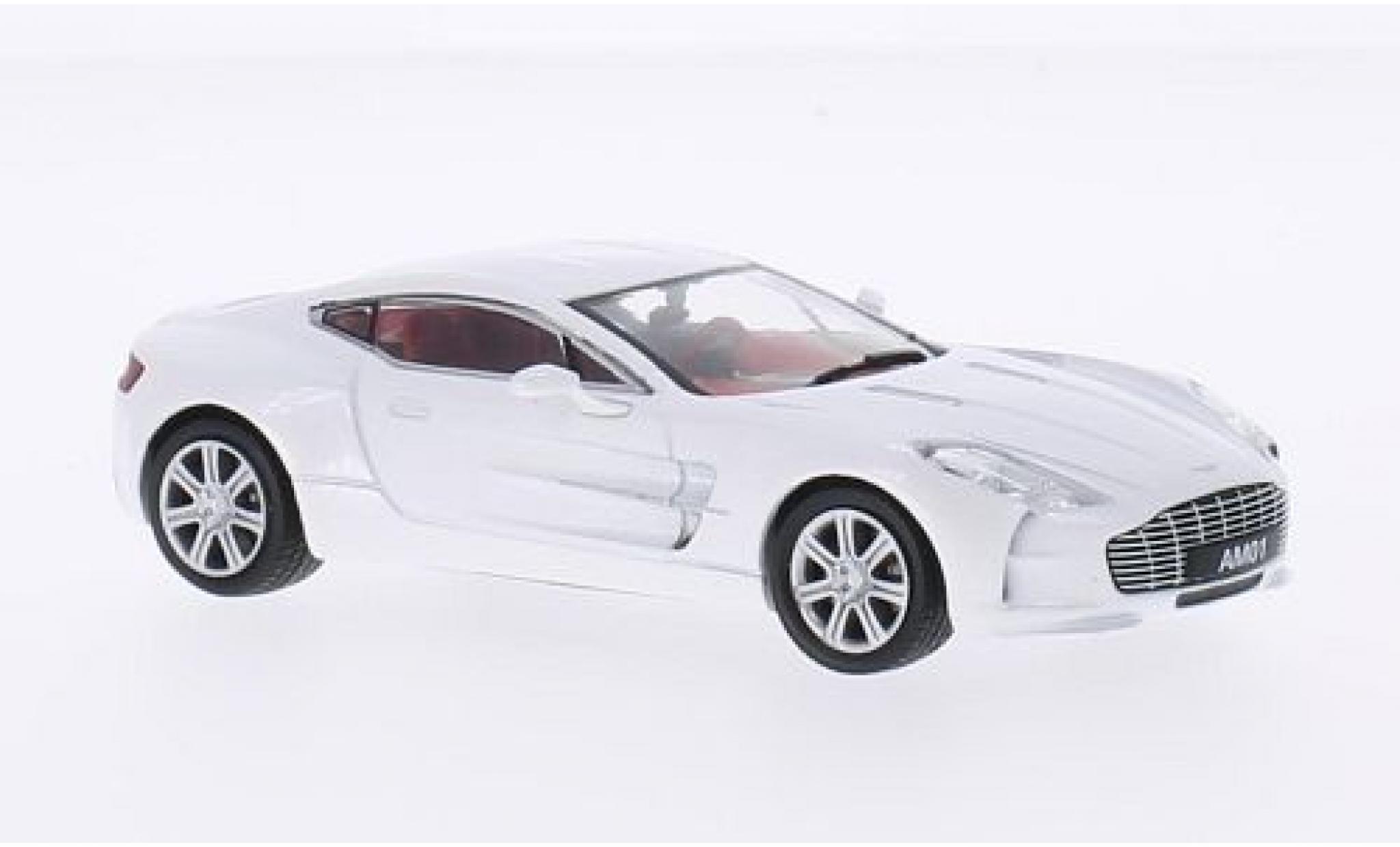Aston Martin One-77 1/43 WhiteBox metallic white 2010 diecast model cars