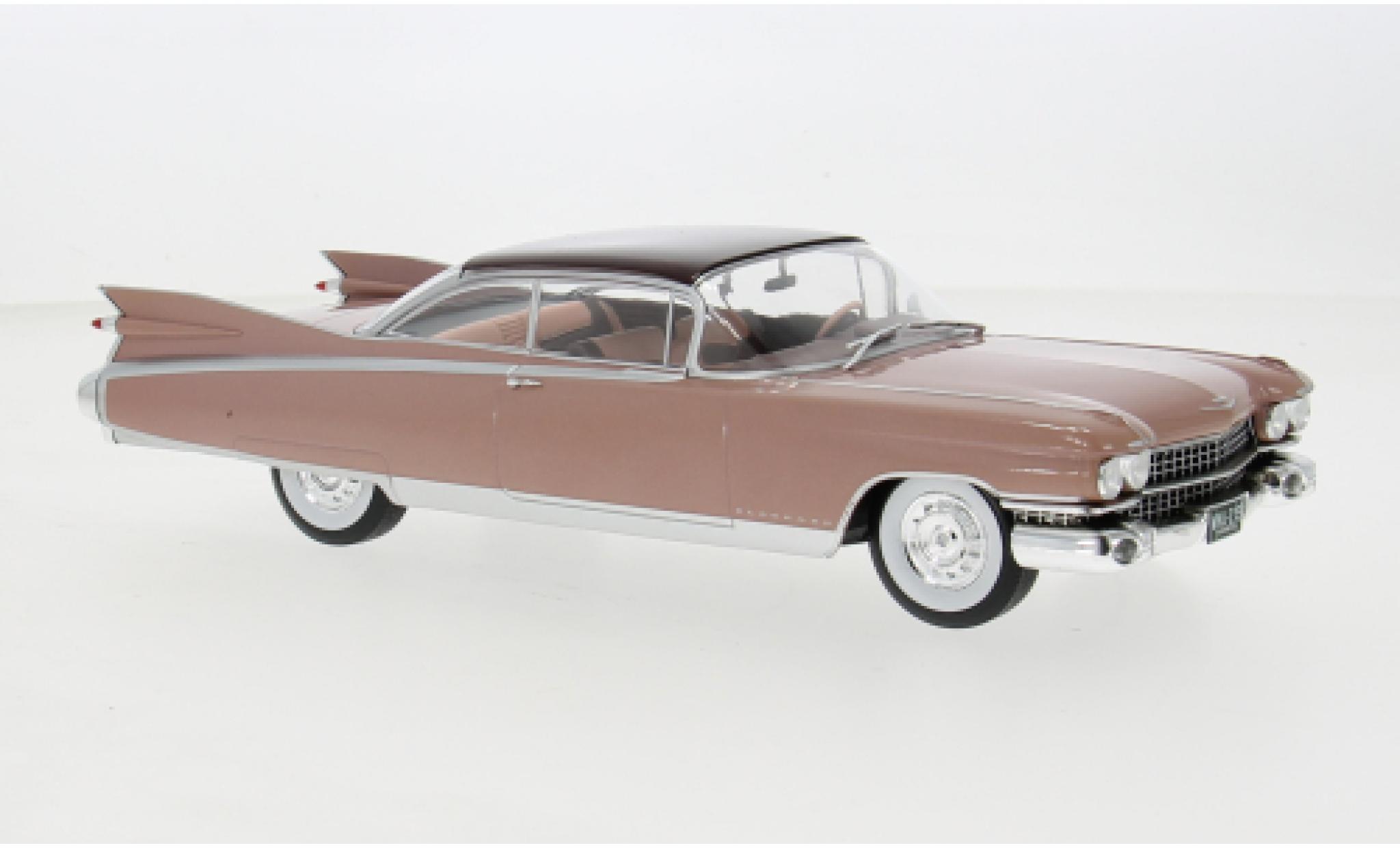 Cadillac Eldorado 1/24 WhiteBox Seville metallise pink 1959 1:24 diecast model cars